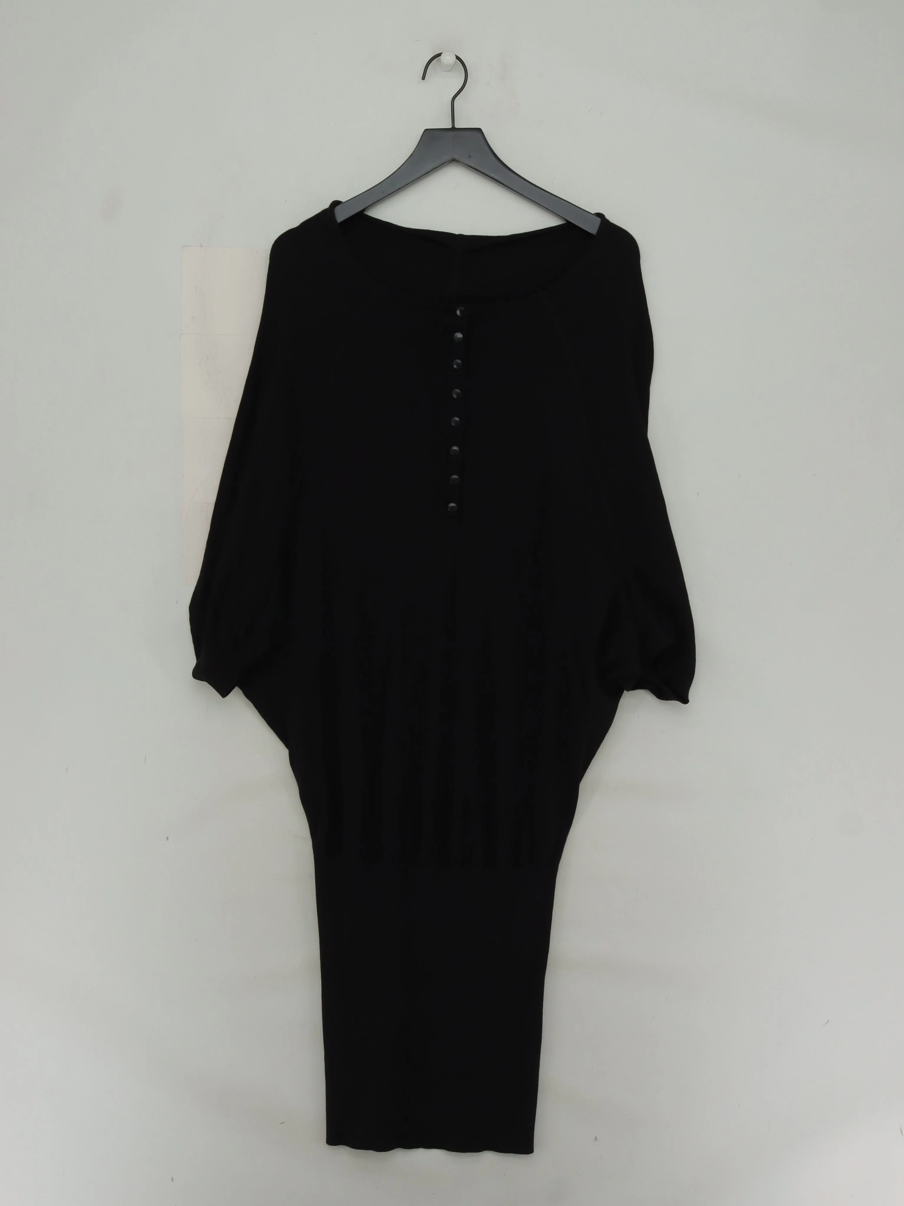 AllSaints T-Shirt Midi Dress UK10 in Black - Image 2
