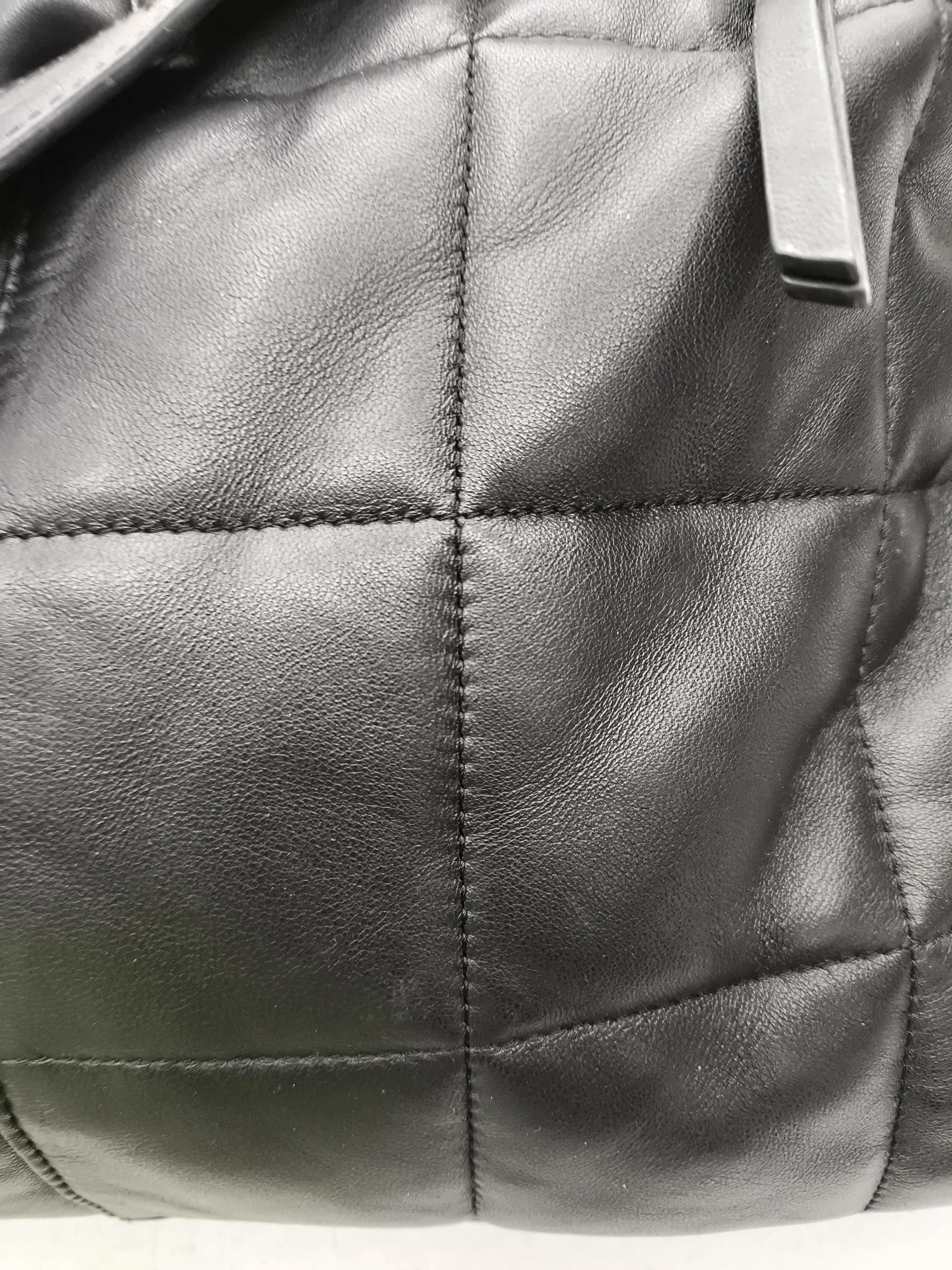 AllSaints Women's Bag Black Leather with Cotton Shoulder Bag - Image 3