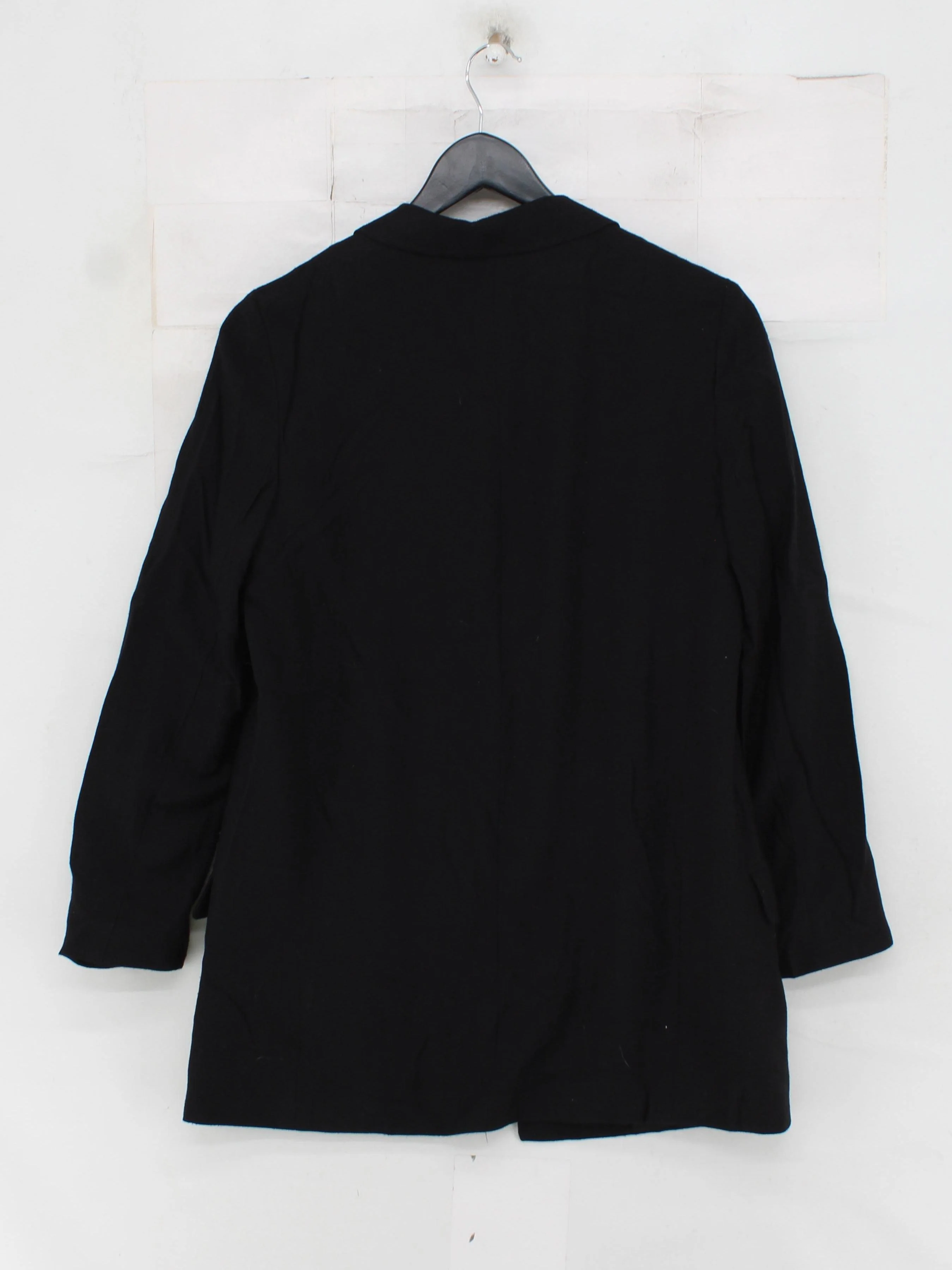 AllSaints Women's Blazer UK 10 Black 100% Other Overcoat - Image 2