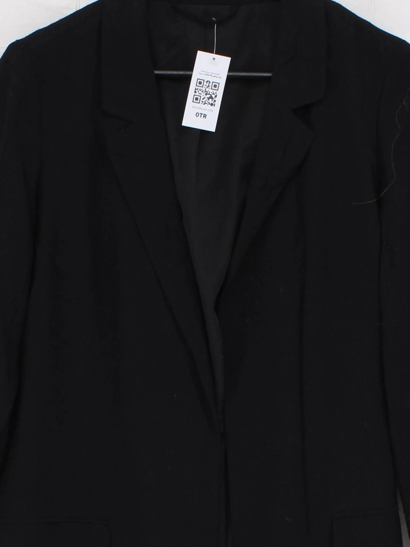 AllSaints Women's Blazer UK 10 Black 100% Other Overcoat - Image 3