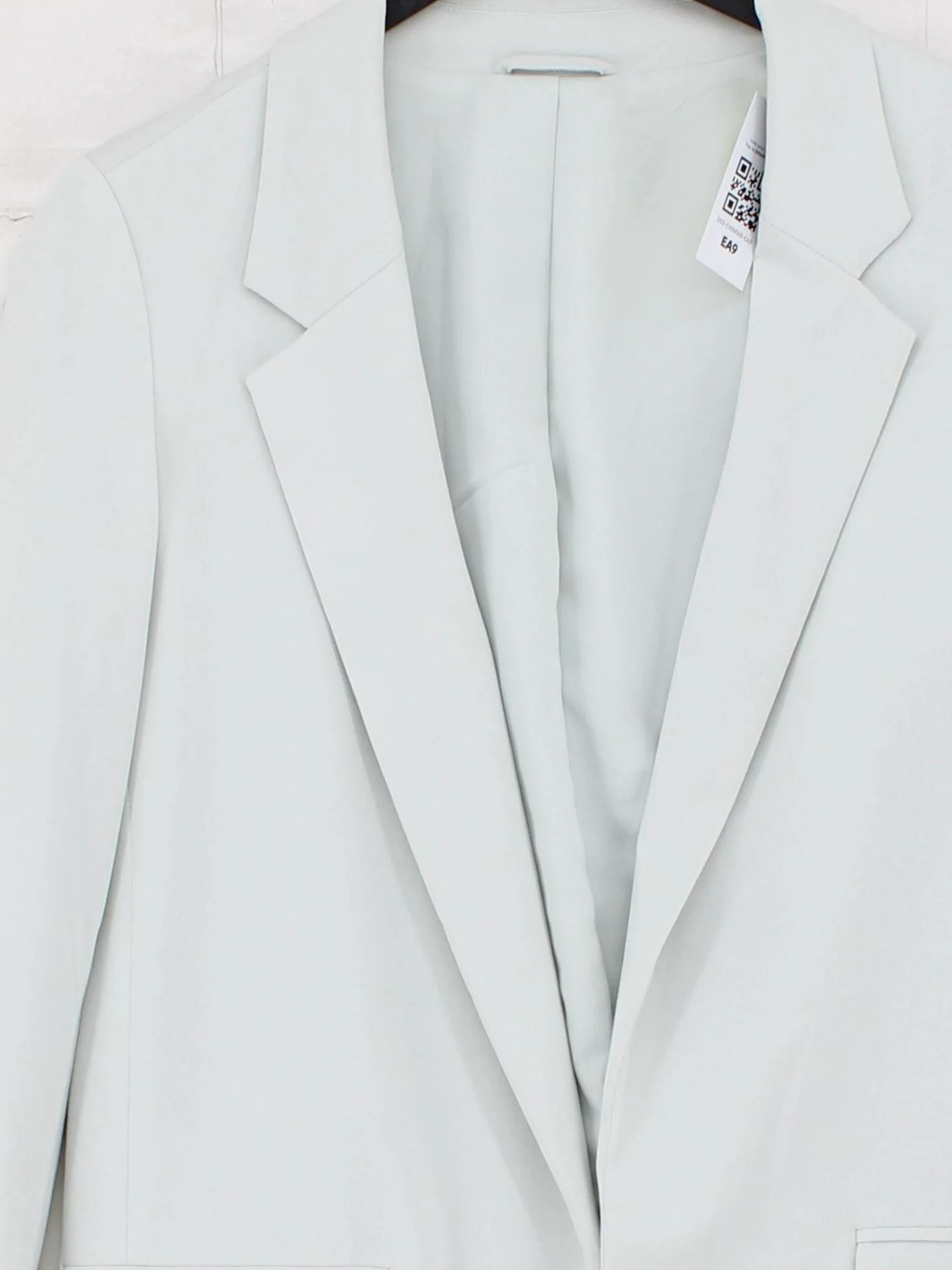 AllSaints Women's Blazer UK 6 Blue Cotton with Elastane Overcoat - Image 3