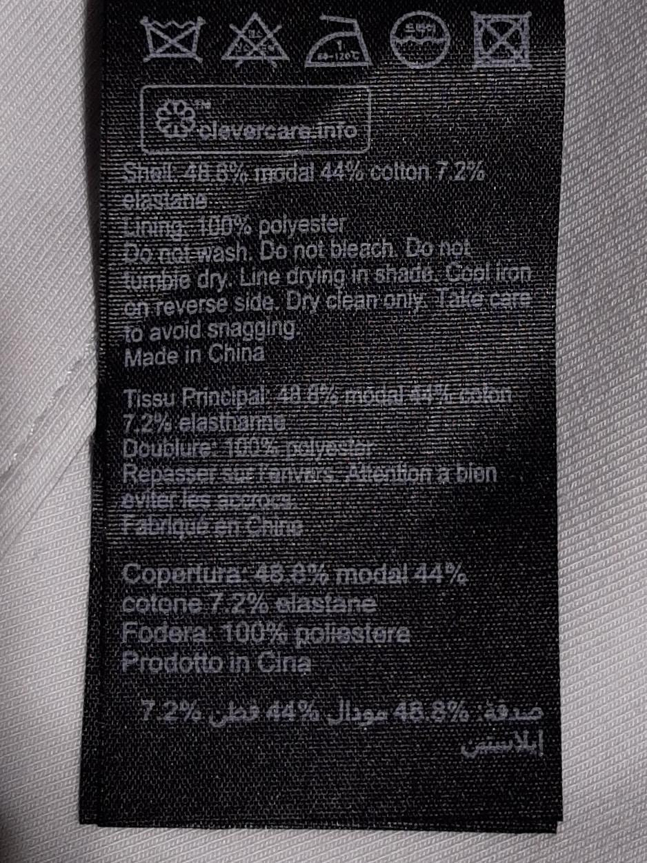 AllSaints Women's Blazer UK 6 Blue Cotton with Elastane Overcoat - Image 7
