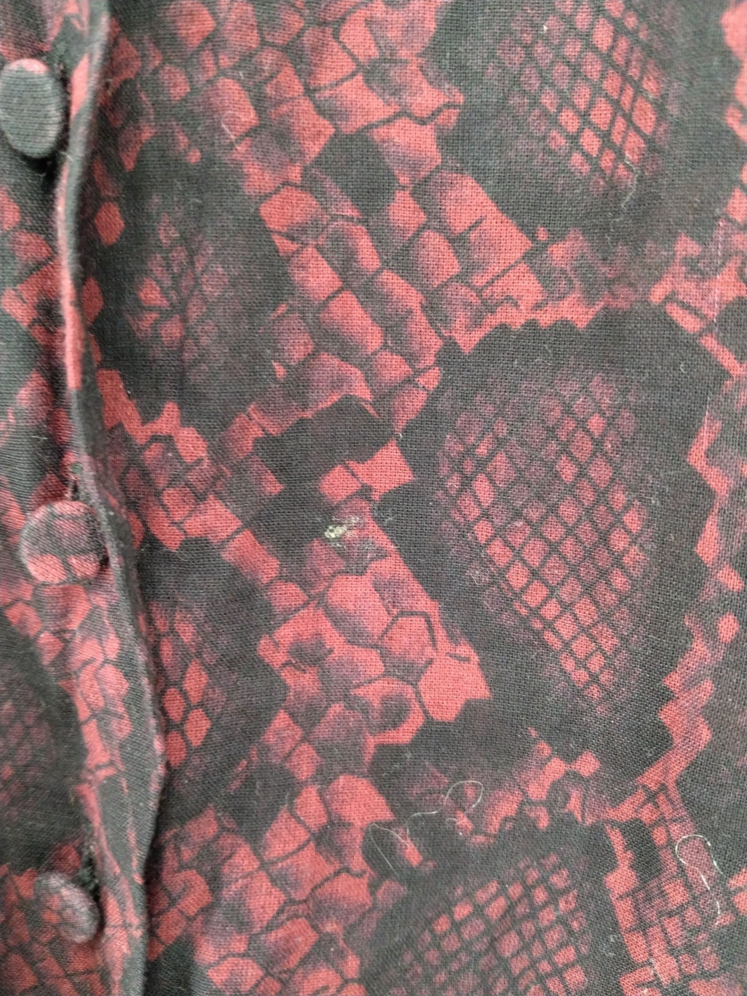 AllSaints Women's Blouse UK 10 Red 100% Cotton Basic - Image 5