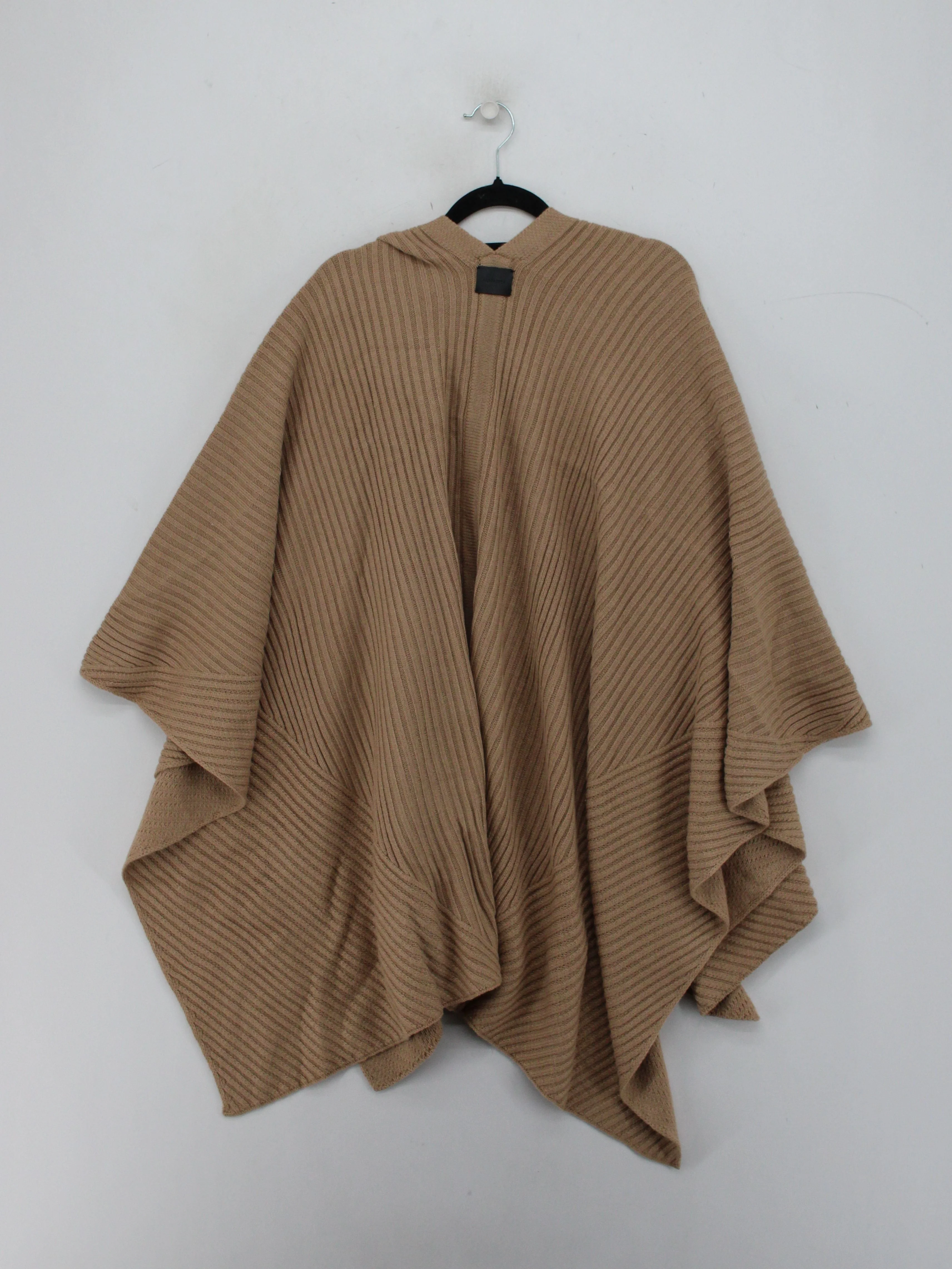 AllSaints Women's Cardigan Tan Acrylic with Wool V-Neck Cardigan - Image 2
