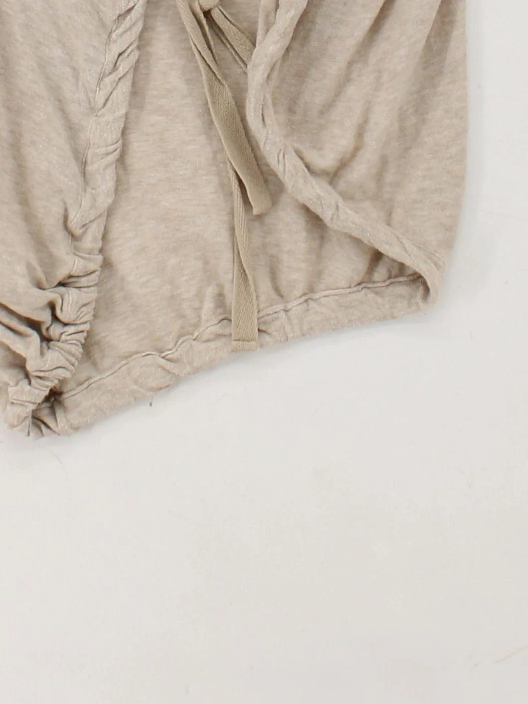 AllSaints Women's Cardigan UK 10 Cream 100% Cotton Roll Neck Cardigan - Image 4