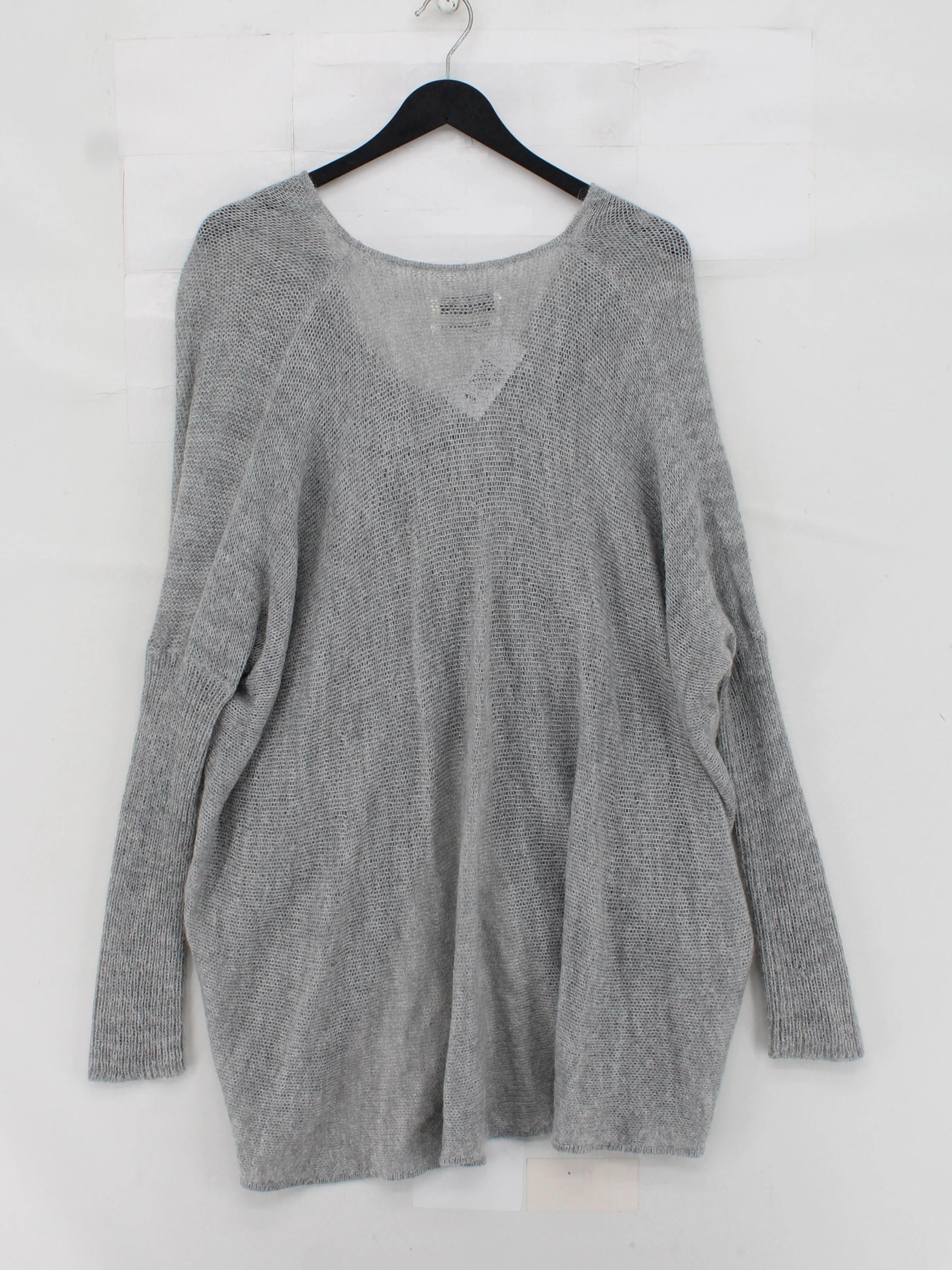 AllSaints Women's Cardigan UK 10 Grey Polyester with Mohair, Other Cardigan - Image 2