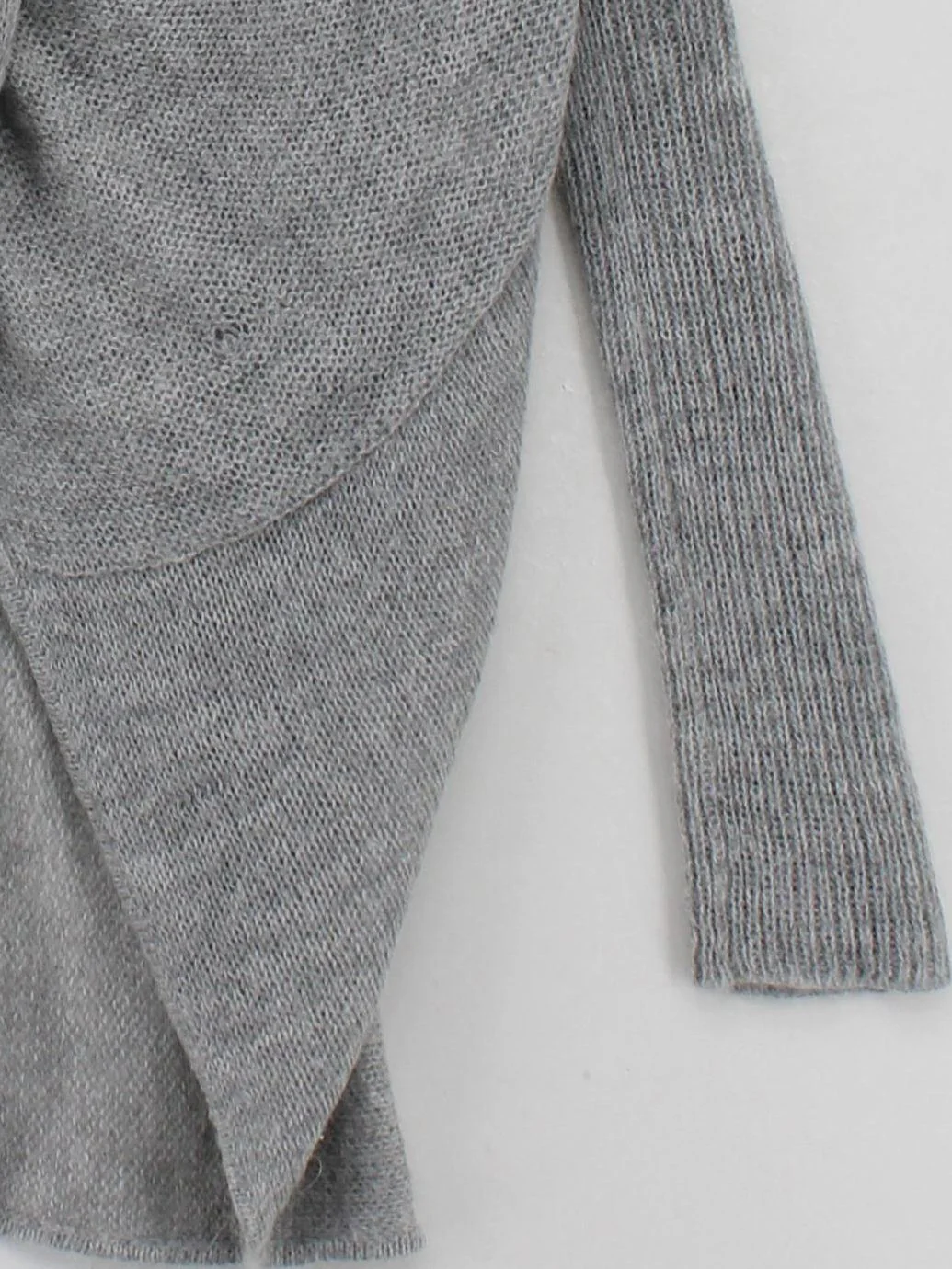 AllSaints Women's Cardigan UK 10 Grey Polyester with Mohair, Other Cardigan - Image 4