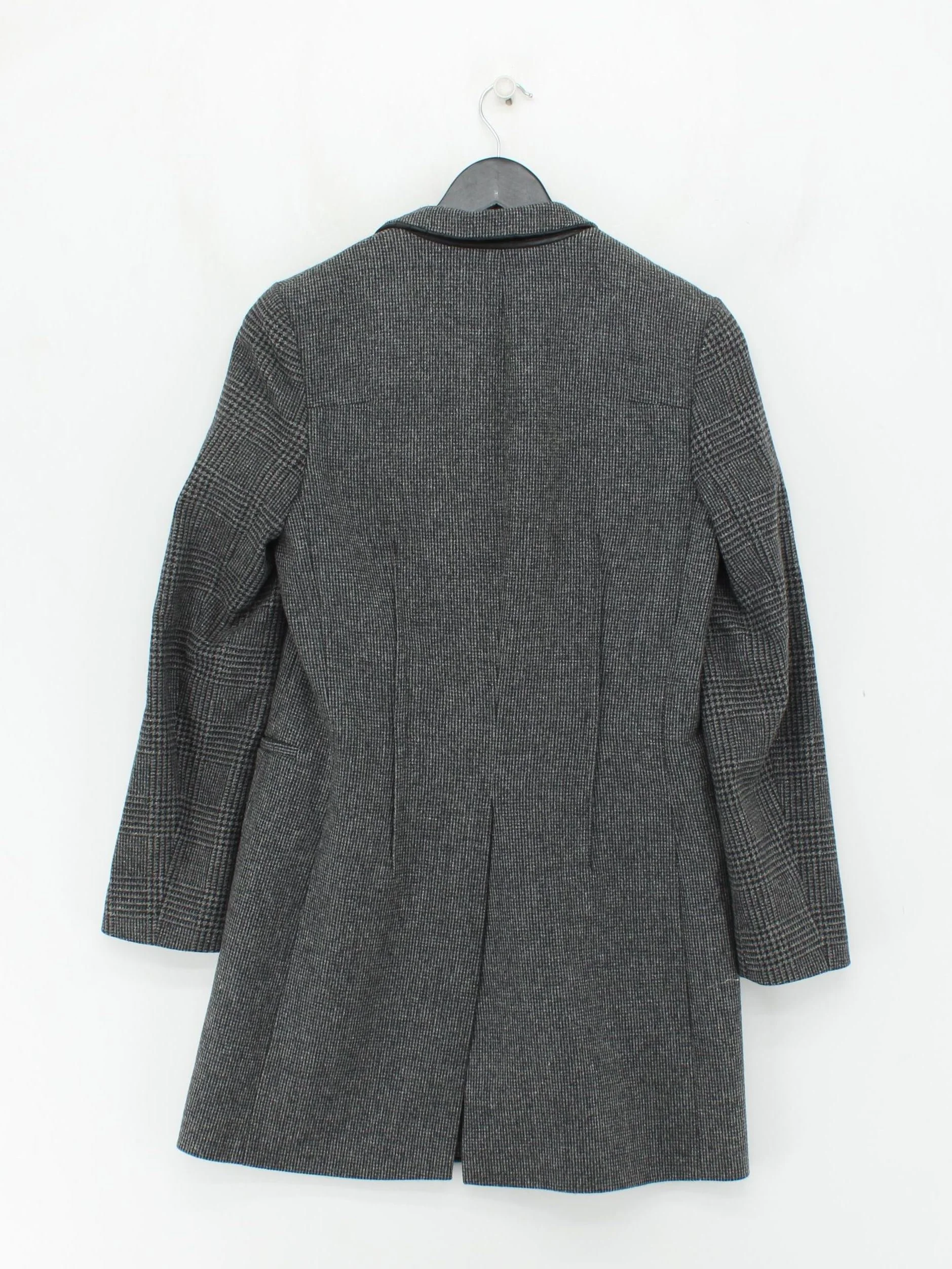 AllSaints Women's Coat UK 10 Grey Wool - Image 2