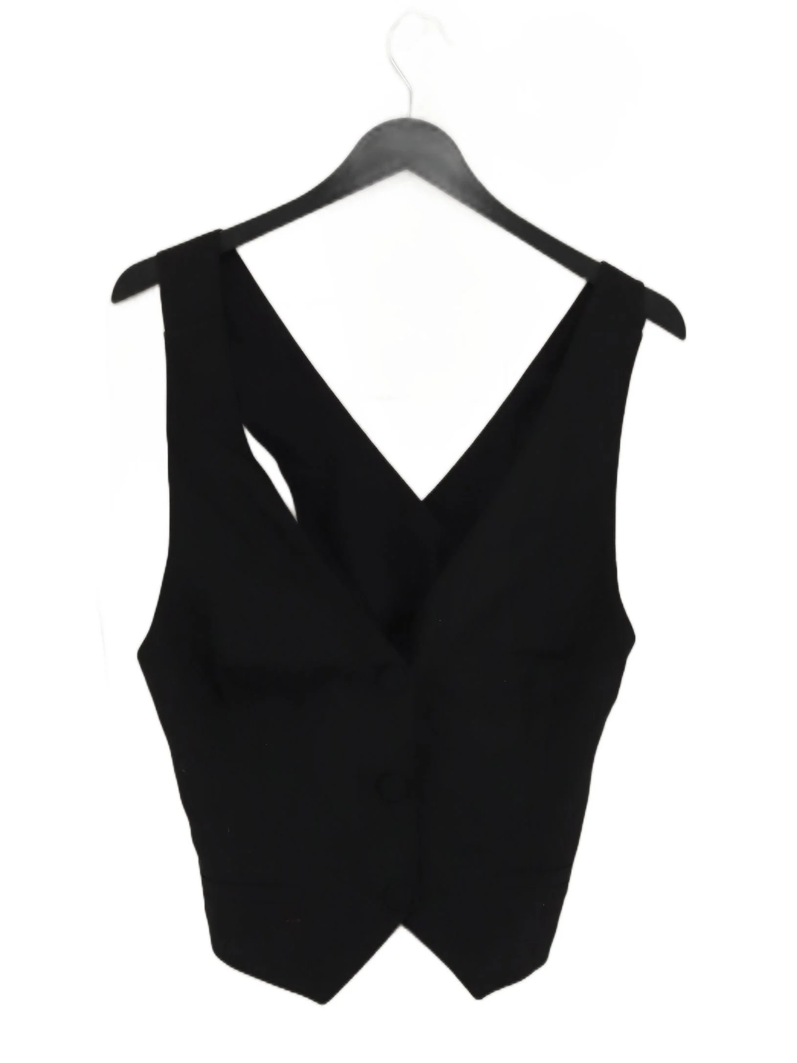 AllSaints Women's Coat UK 14 Black Lyocell Modal