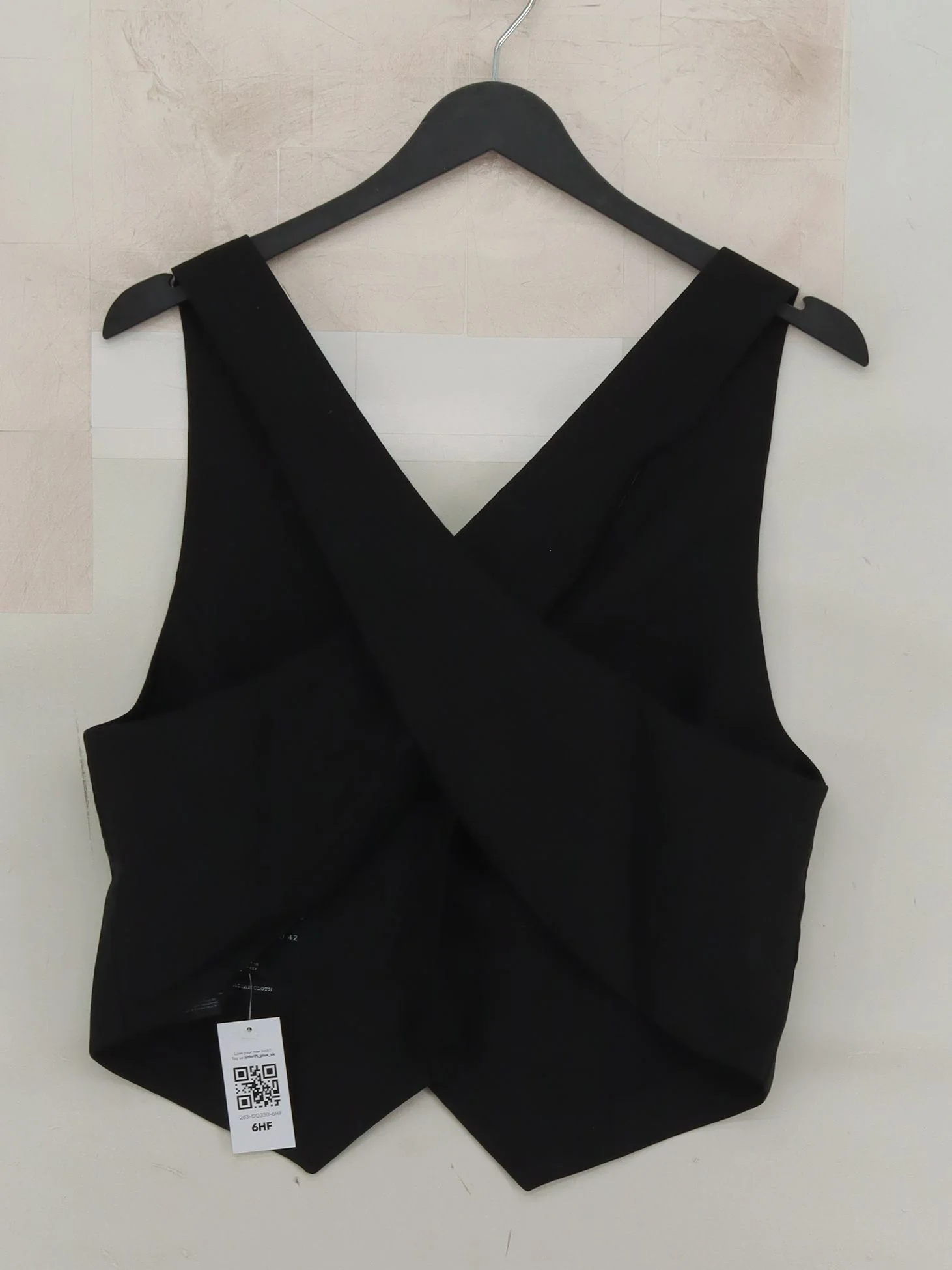 AllSaints Women's Coat UK 14 Black Lyocell Modal - Image 2