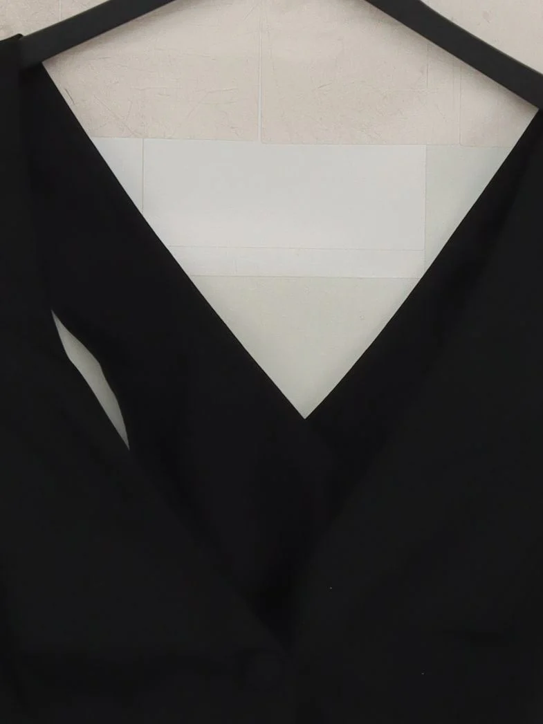 AllSaints Women's Coat UK 14 Black Lyocell Modal - Image 3