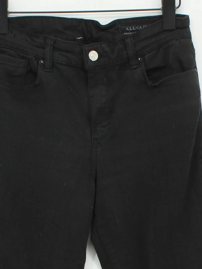 AllSaints Women's Jeans W 28 in Black Lyocell Modal - Image 3