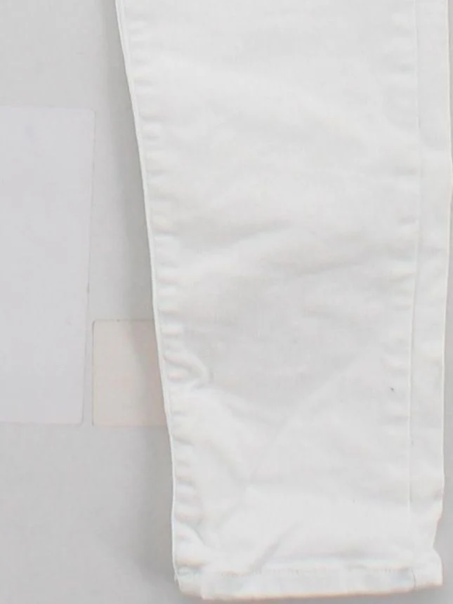 AllSaints Women's Jeans W 29 in White Cotton with Polyester, Elastane Skinny - Image 4