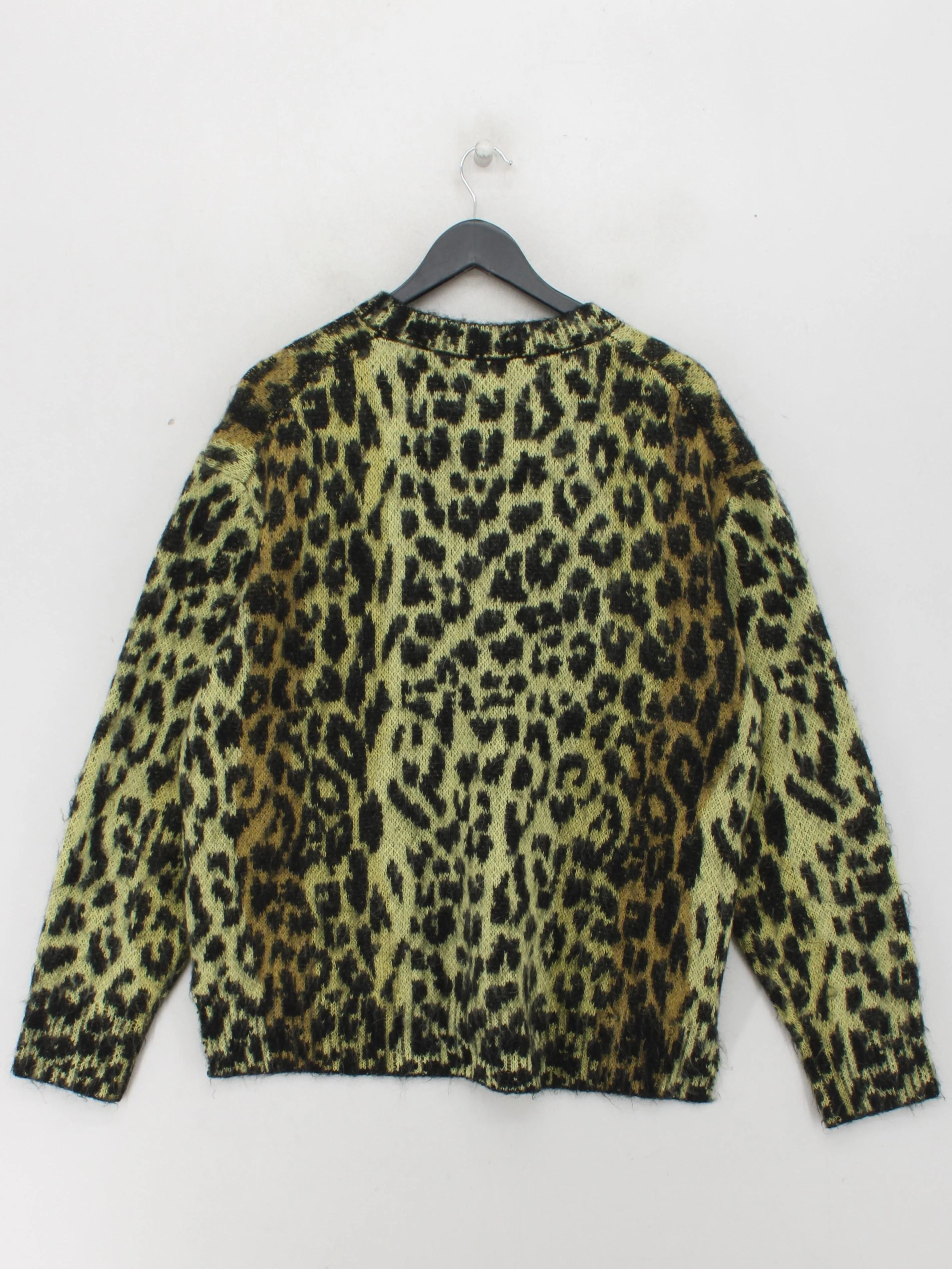 AllSaints Women's Jumper L Yellow Acrylic with Mohair, Polyamide Pullover - Image 2