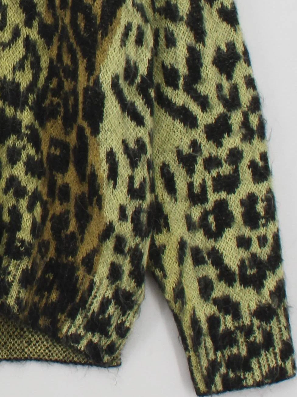 AllSaints Women's Jumper L Yellow Acrylic with Mohair, Polyamide Pullover - Image 4