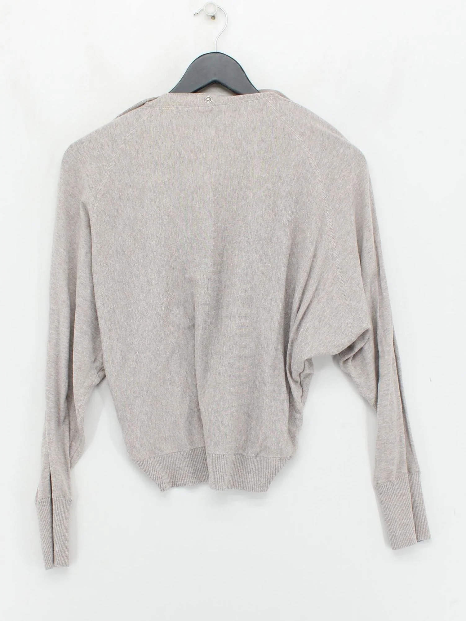 AllSaints Women's Jumper M Tan 100% Cotton Crew Neck Pullover - Image 2