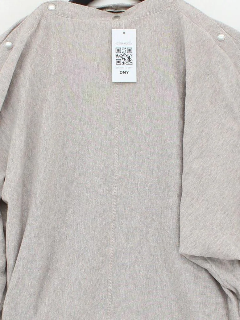 AllSaints Women's Jumper M Tan 100% Cotton Crew Neck Pullover - Image 3