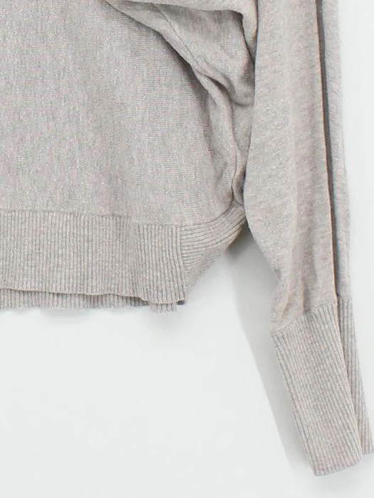AllSaints Women's Jumper M Tan 100% Cotton Crew Neck Pullover - Image 4