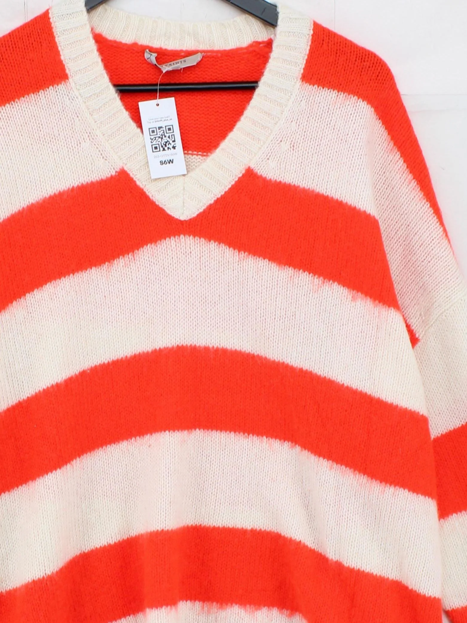 AllSaints Women's Jumper S Multi Acrylic with Polyamide, Wool Pullover - Image 3