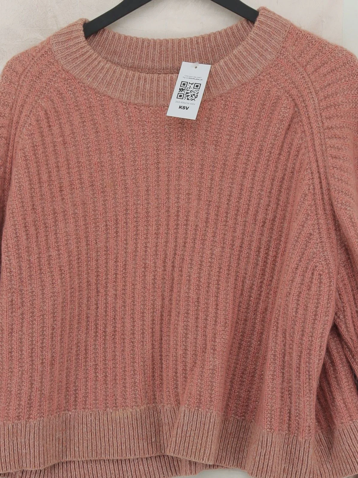AllSaints Women's Jumper S Pink Mohair - Image 3