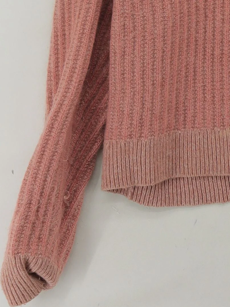 AllSaints Women's Jumper S Pink Mohair - Image 4