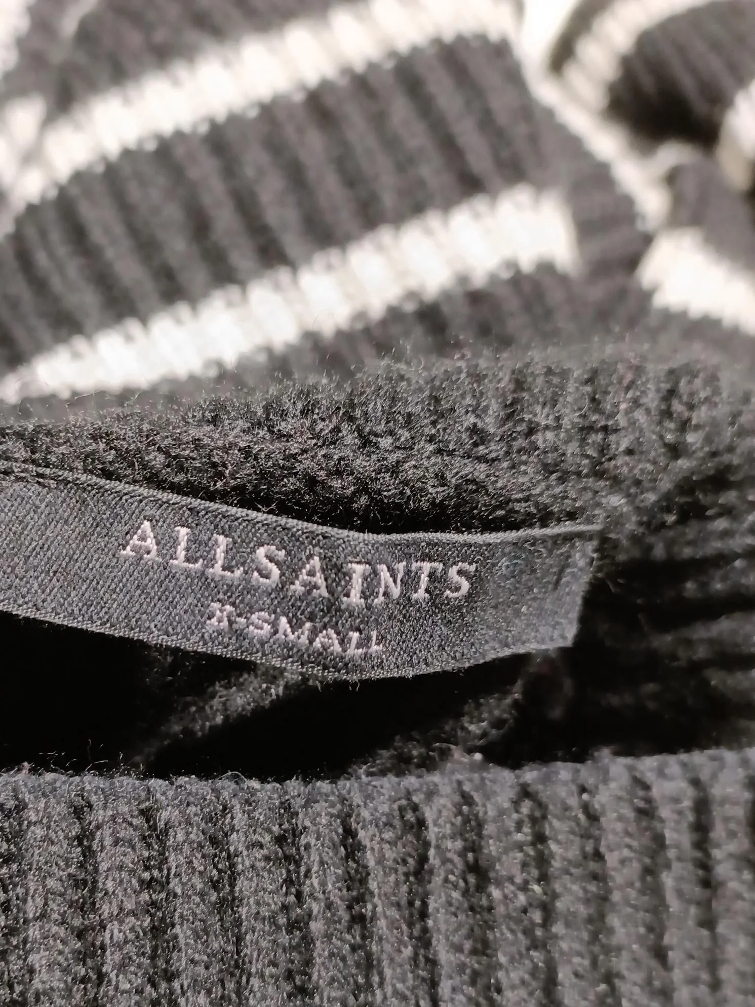 AllSaints Women's Jumper XS Black Wool - Image 6