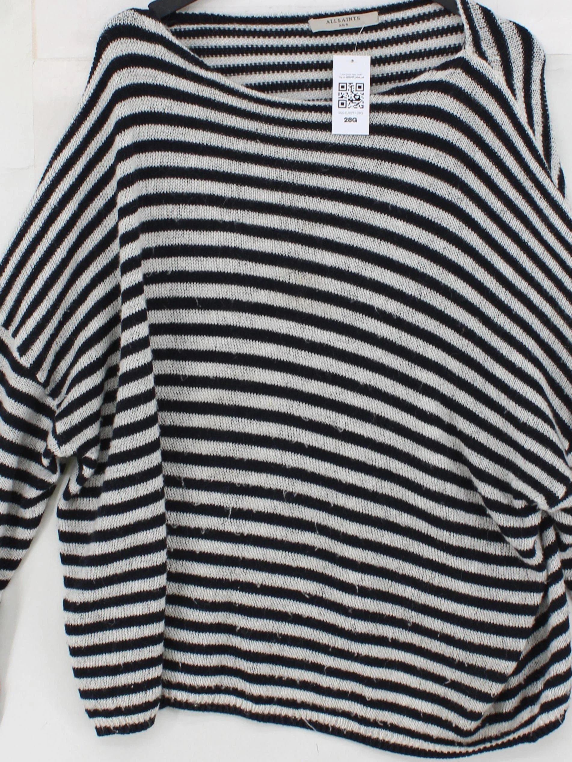 AllSaints Women's Jumper XS Multi Cotton with Acrylic, Nylon, Mohair Pullover - Image 3