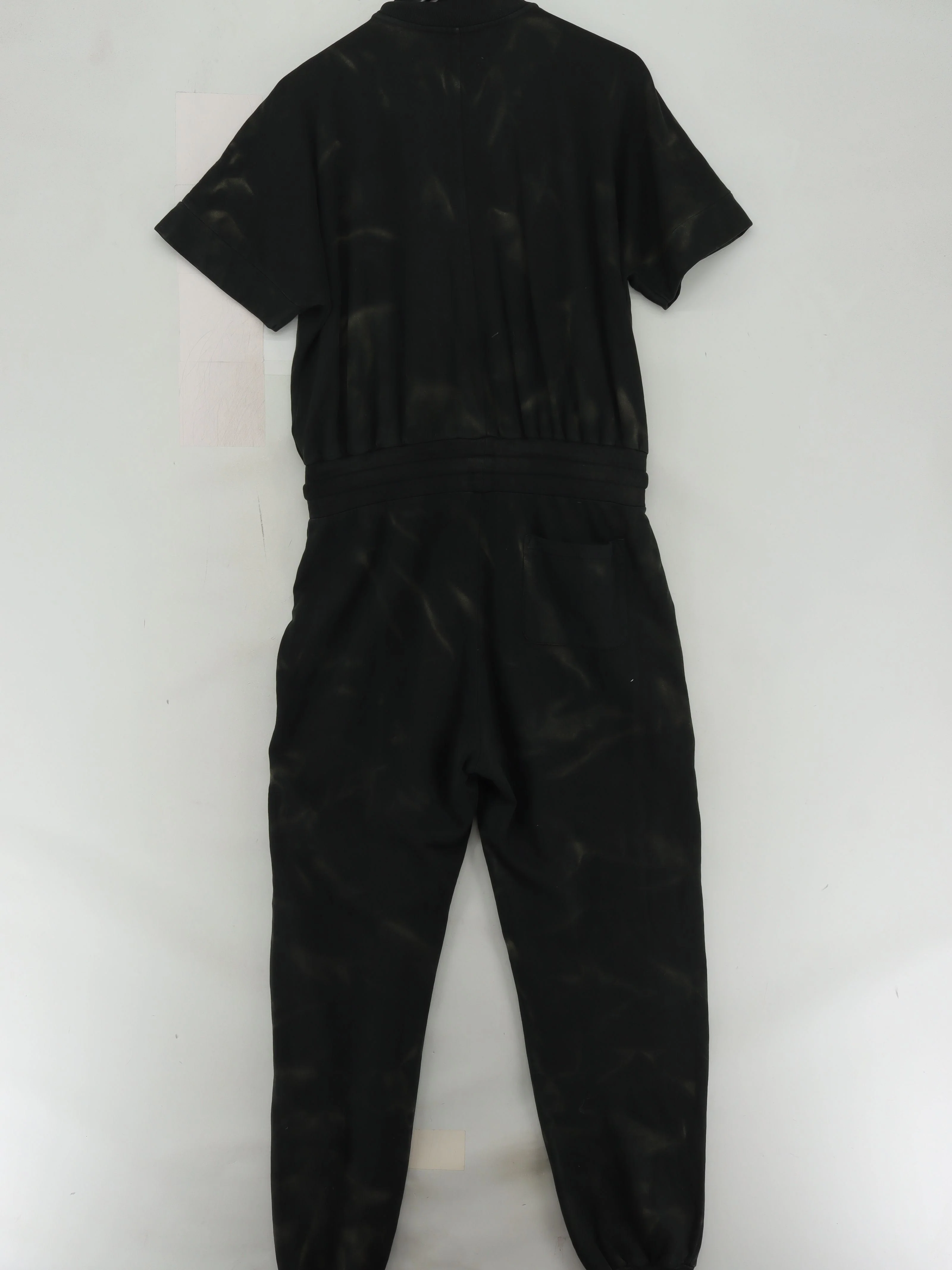 AllSaints Women's Jumpsuit UK 12 Black 100% Cotton Tapered Jumpsuit - Image 2