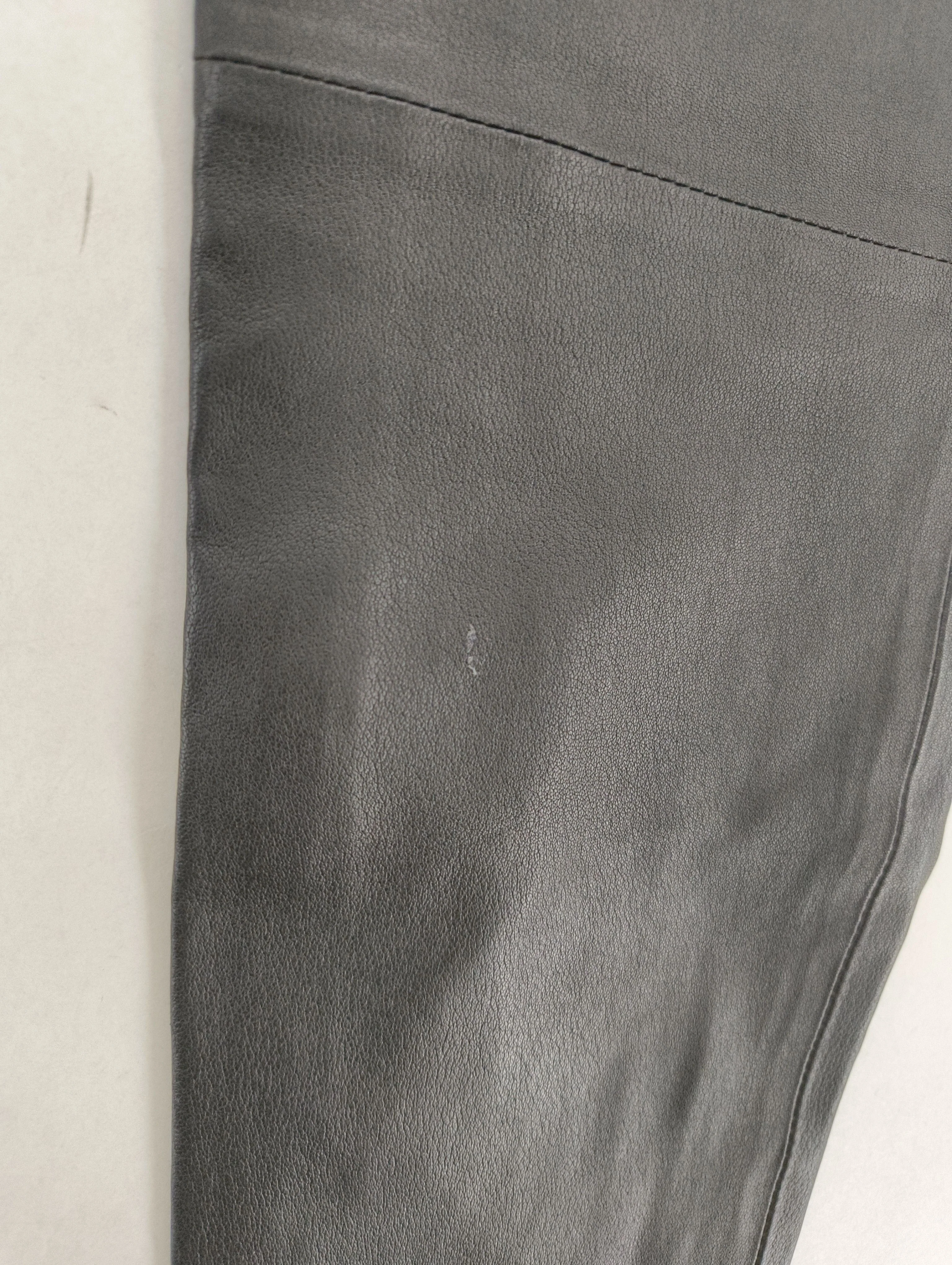 AllSaints Women's Leggings UK 10 Black Leather - Image 5