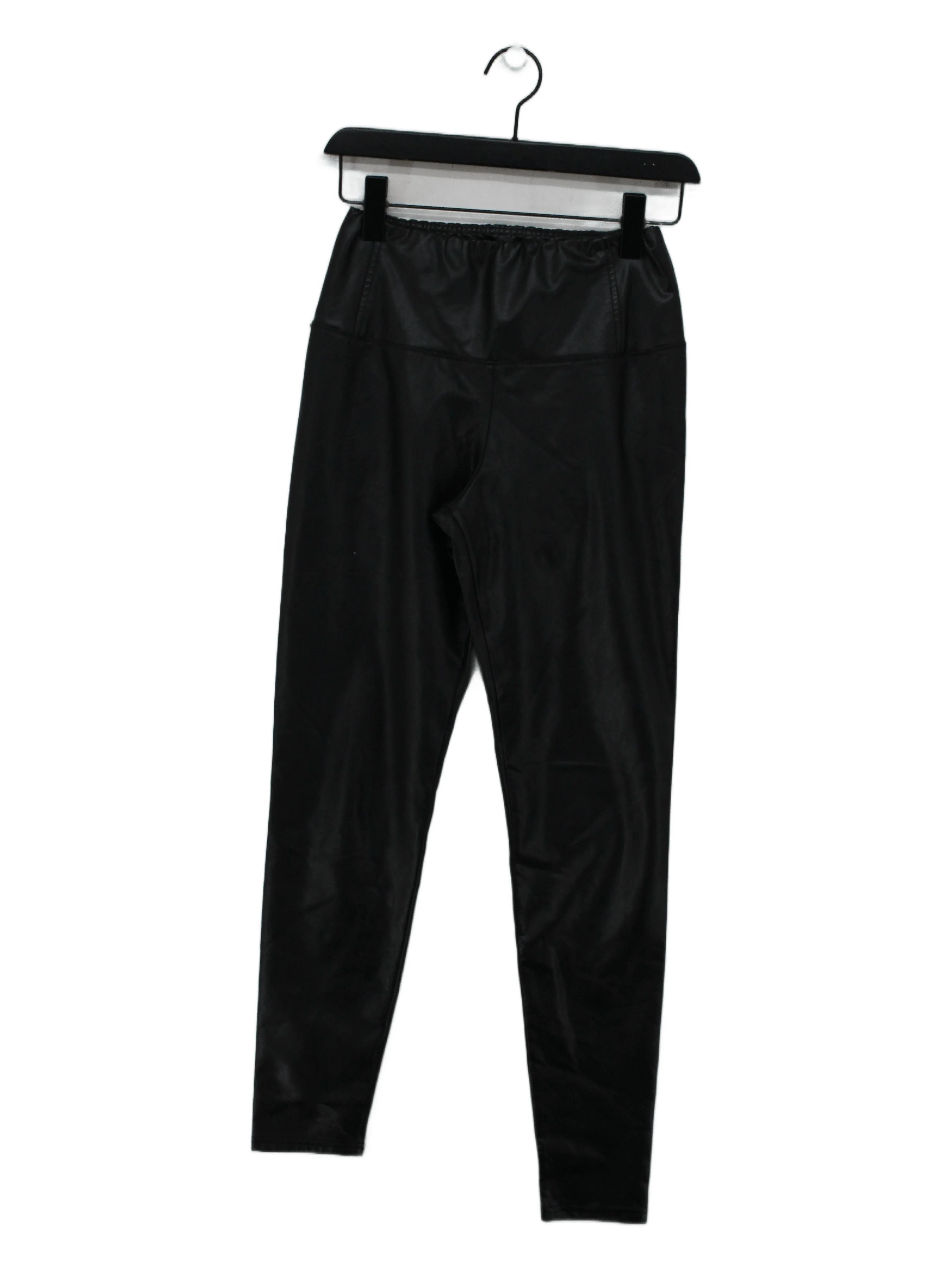 AllSaints Women's Leggings UK 12 Black Polyester with Polyamide Full length
