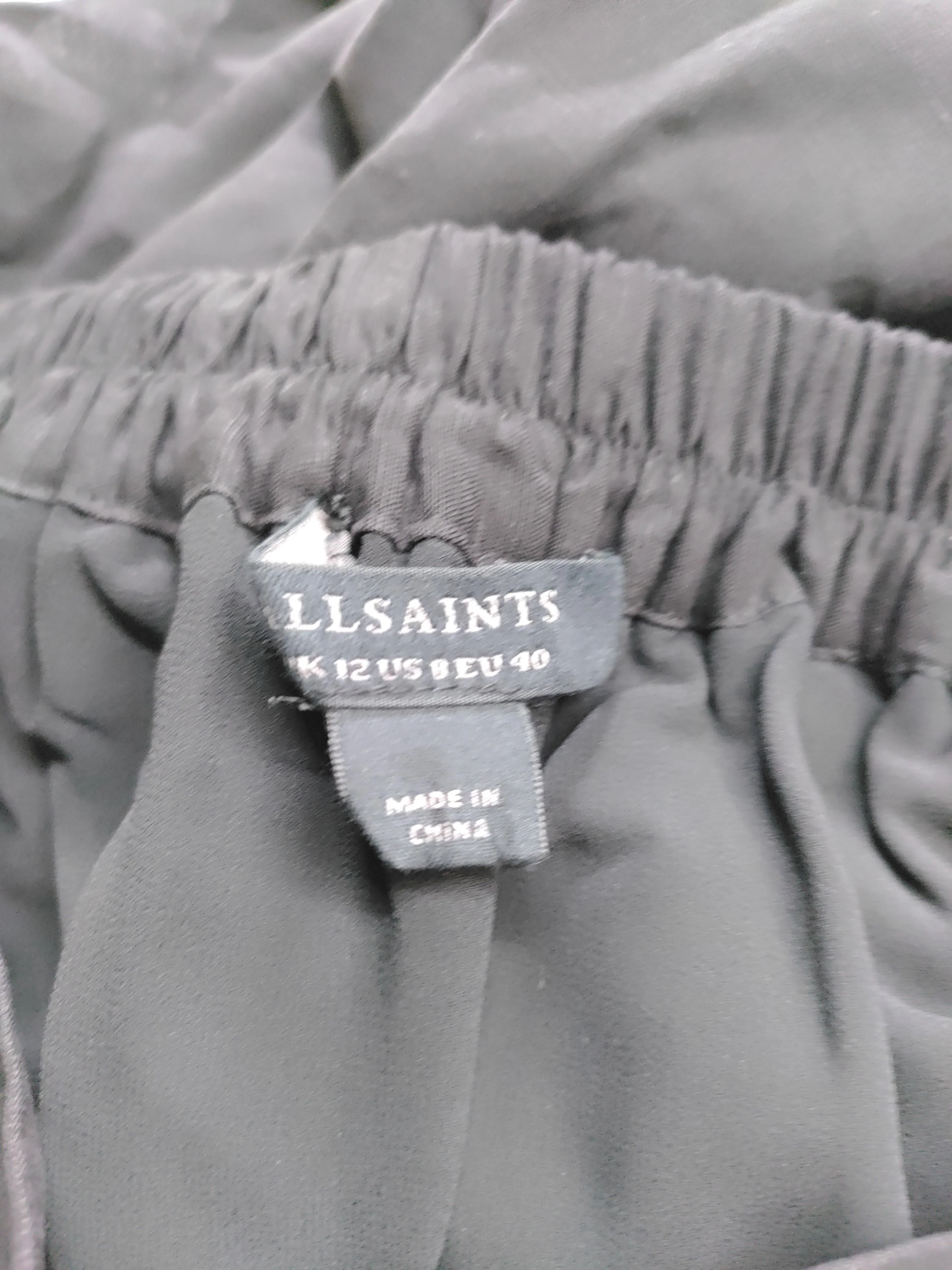 AllSaints Women's Maxi Skirt UK 12 Black Lyocell Modal - Image 6