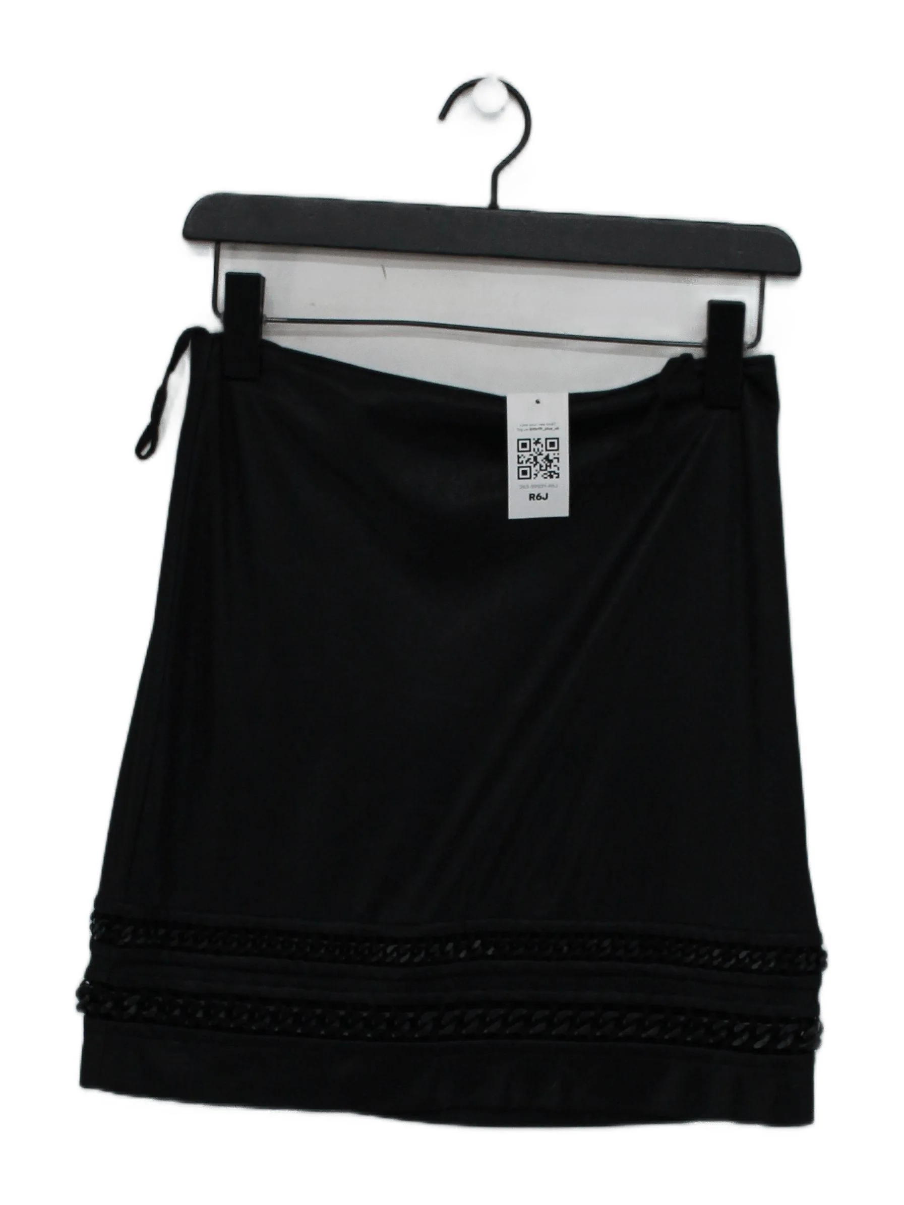 AllSaints Women's Mini Skirt UK 10 Black 100% Polyester Short Mini