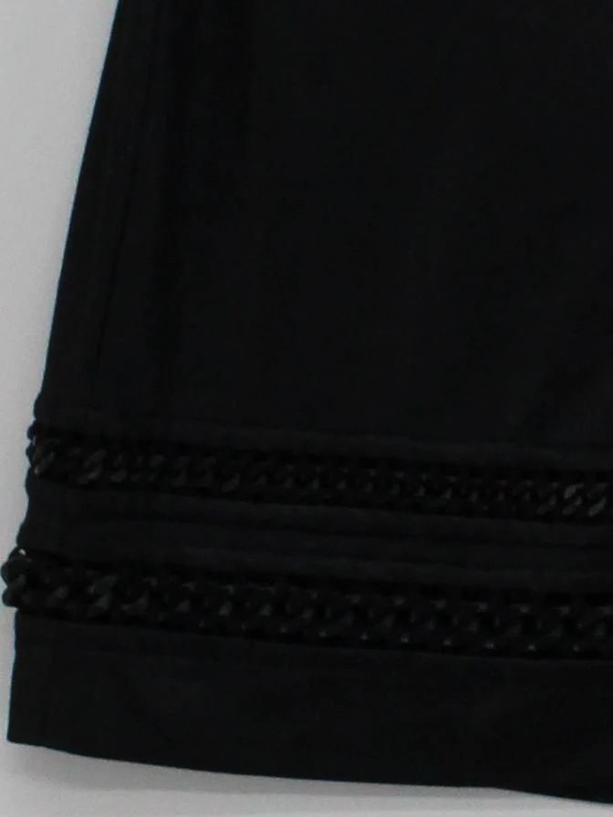 AllSaints Women's Mini Skirt UK 10 Black 100% Polyester Short Mini - Image 4