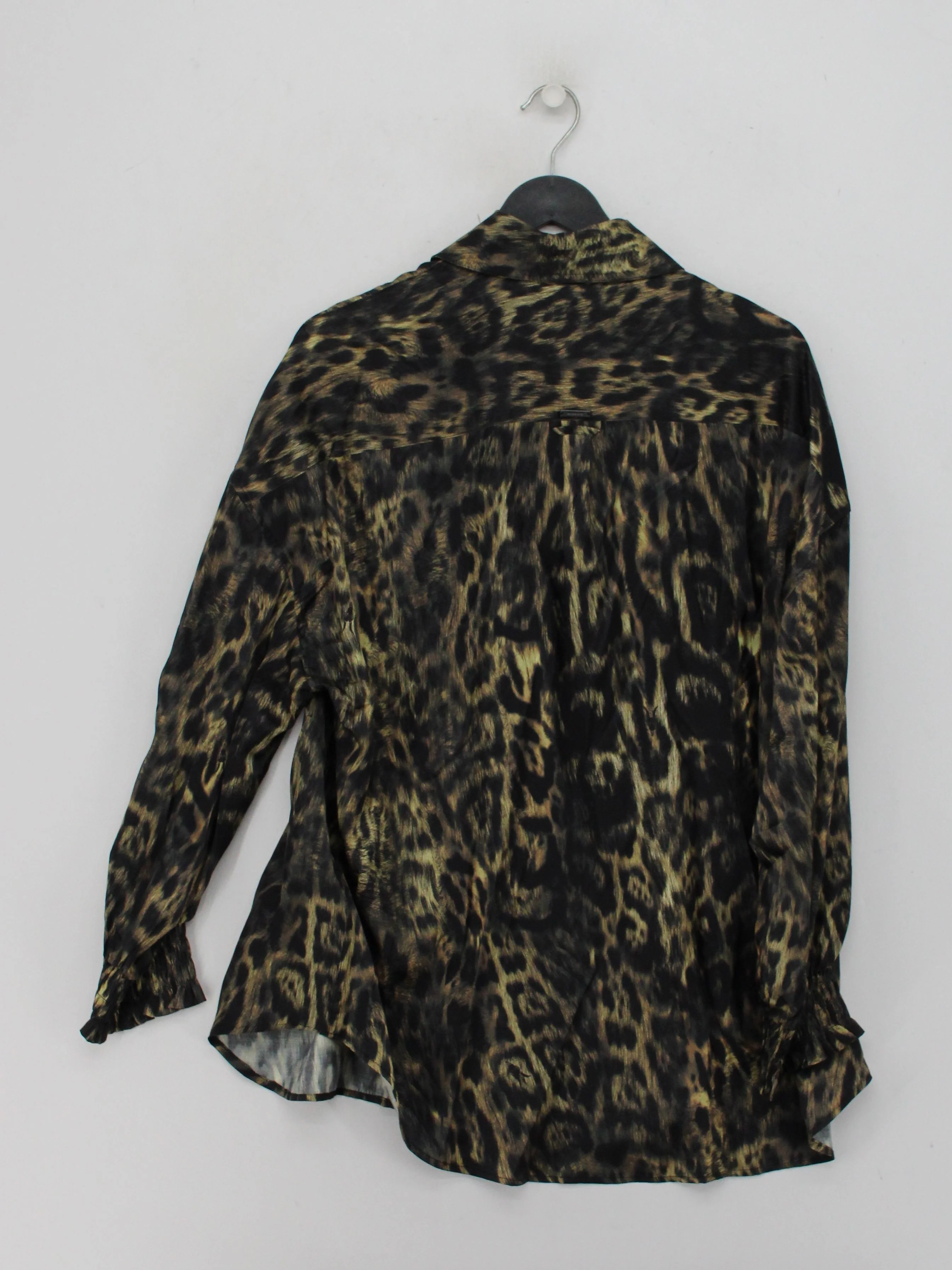 AllSaints Women's Shirt UK 10 Multi Viscose with Silk Basic - Image 2