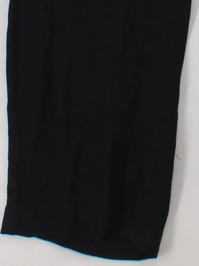 AllSaints Women's Sports Bottoms UK 14 Black 100% Viscose Tapered Sweatpants - Image 4