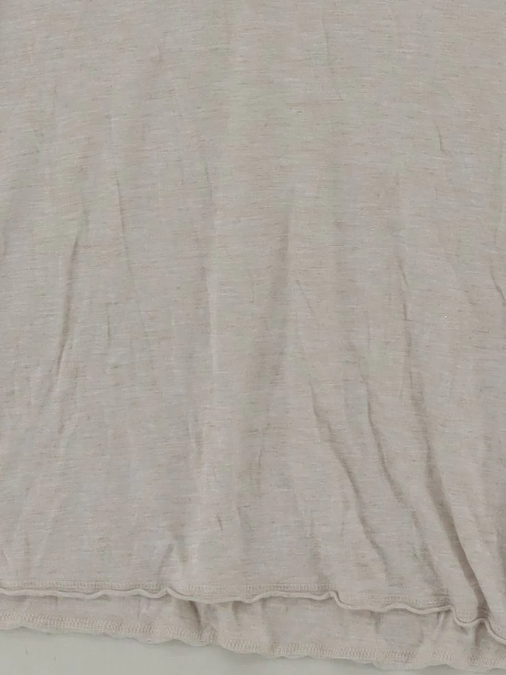 AllSaints Women's T-Shirt M Cream Viscose with Acrylic, Other Basic - Image 4