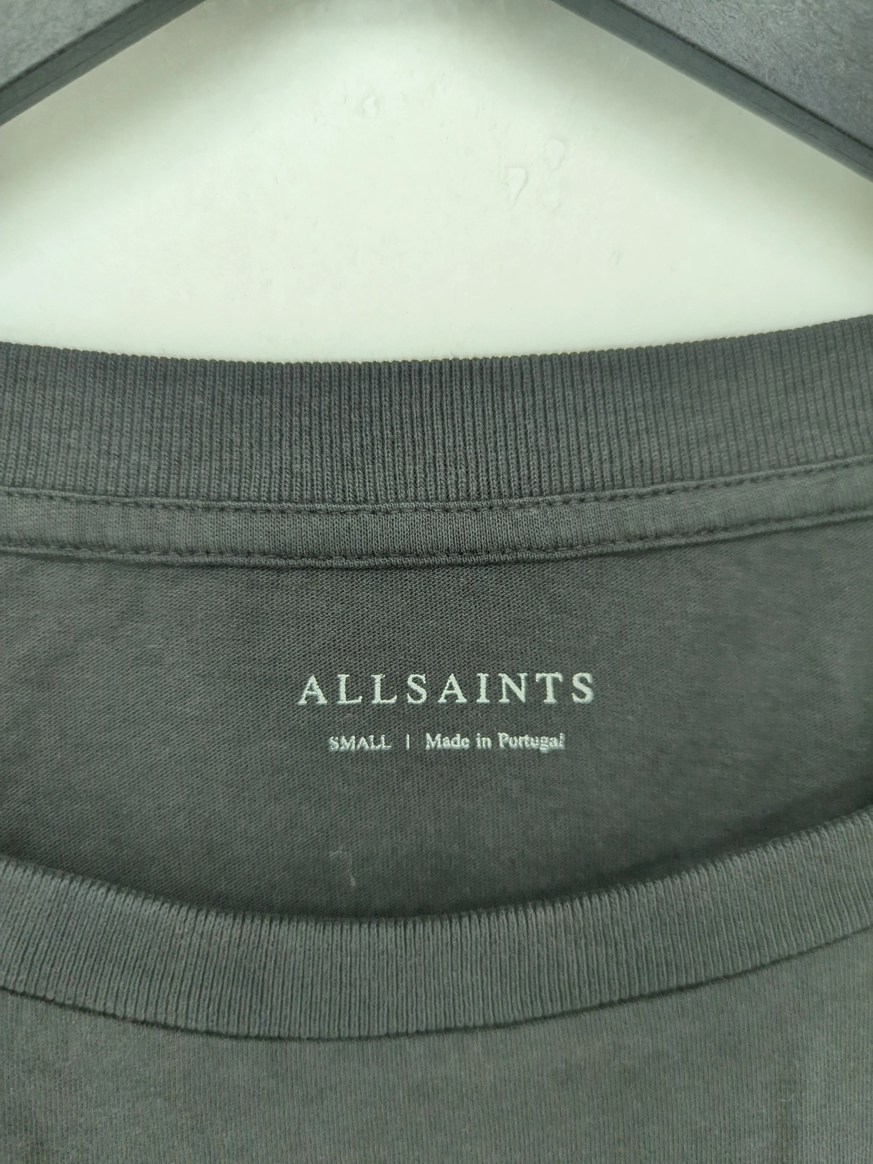 AllSaints Women's T-Shirt S Black 100% Cotton Basic New with tags - Image 5