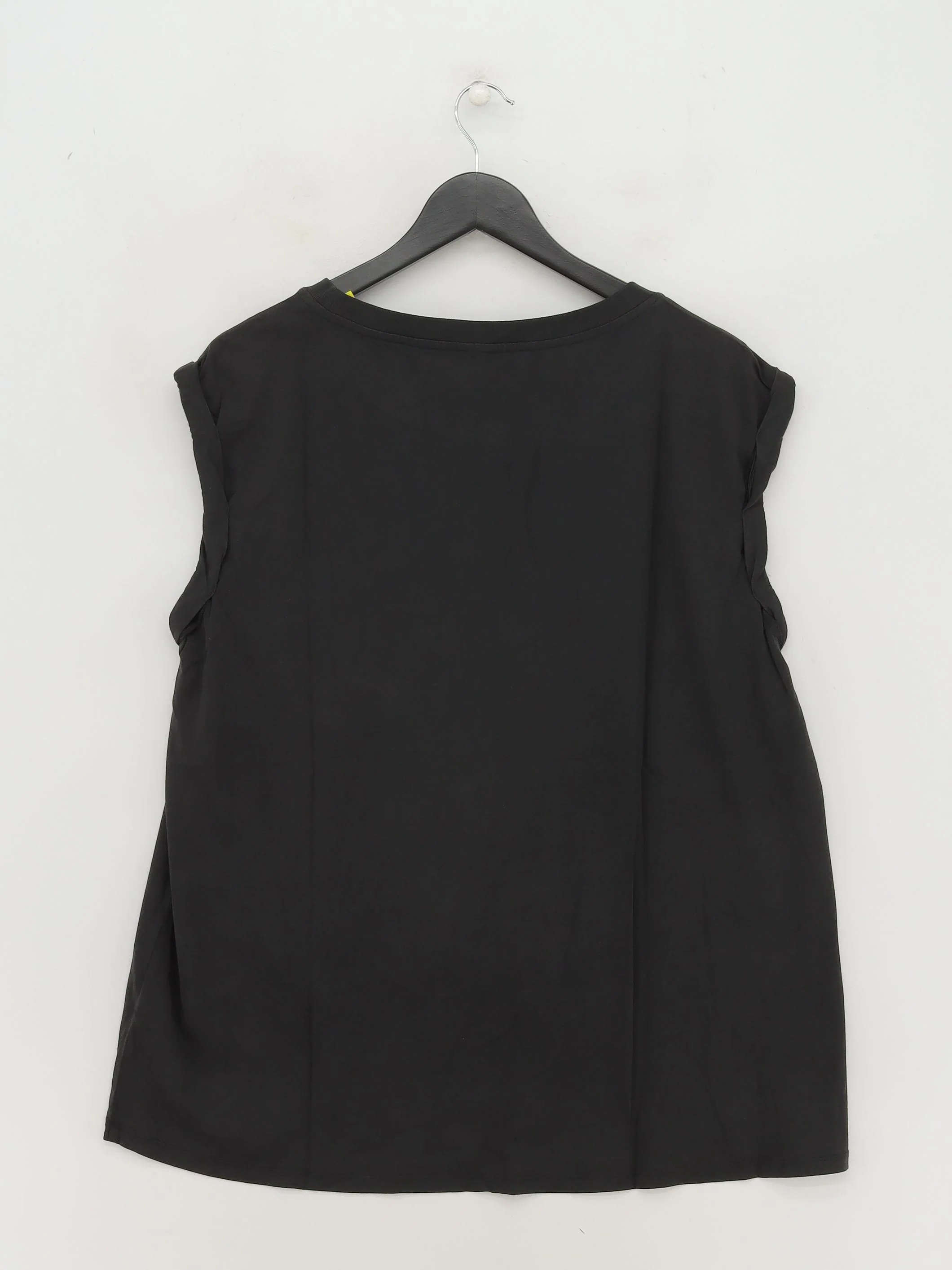 AllSaints Women's T-Shirt S Black 100% Cotton Basic New with tags - Image 2