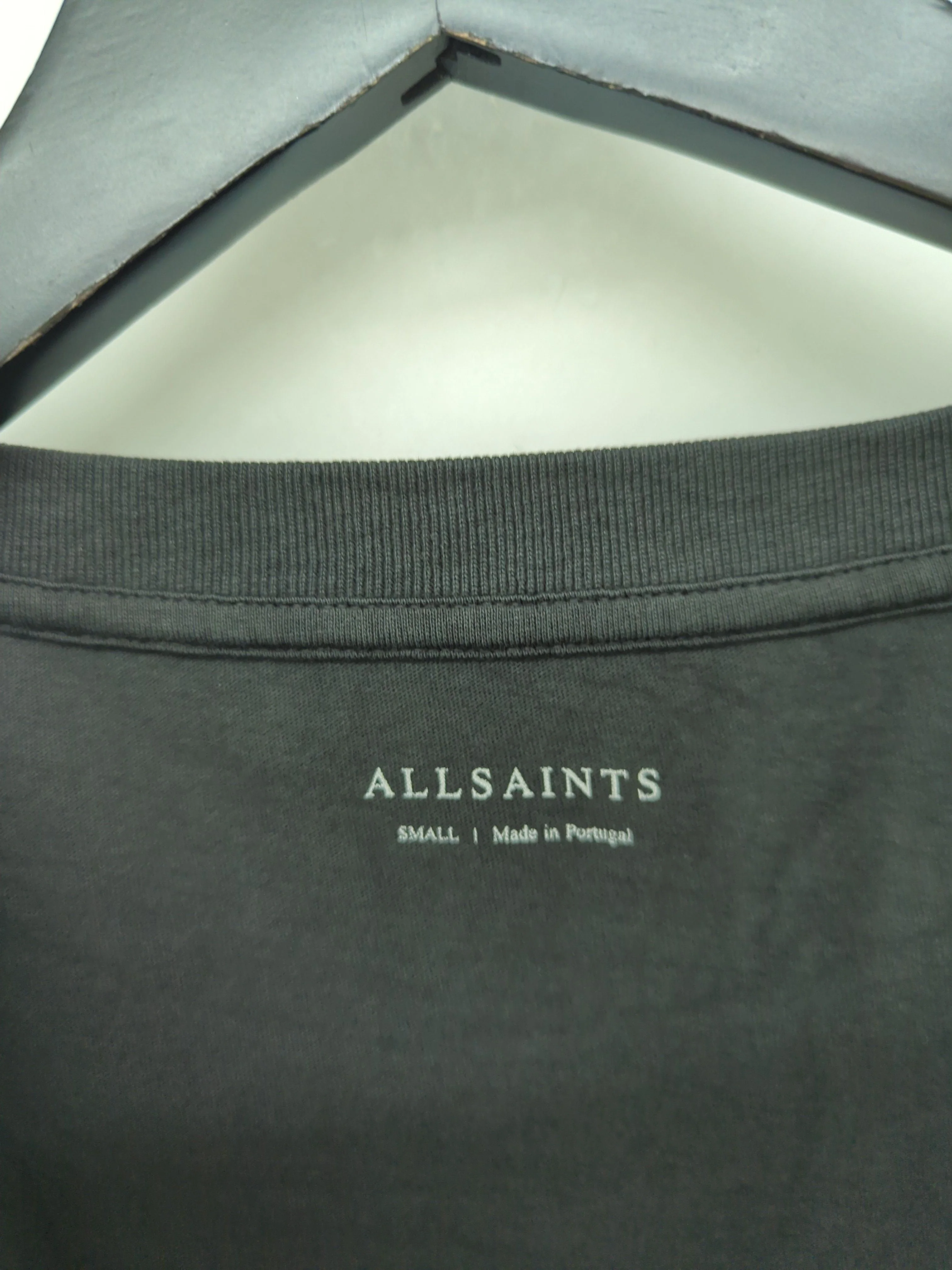 AllSaints Women's T-Shirt S Black 100% Cotton Basic New with tags - Image 5