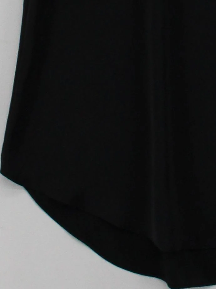 AllSaints Women's T-Shirt S Black 100% Polyester Sleeveless Round Neck Basic - Image 4