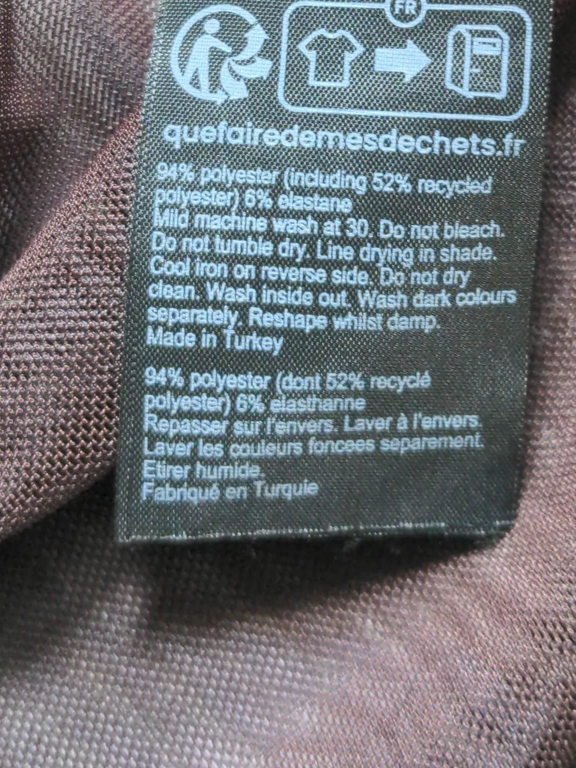 AllSaints Women's T-Shirt UK 10 Brown Polyester with Elastane Basic - Image 6
