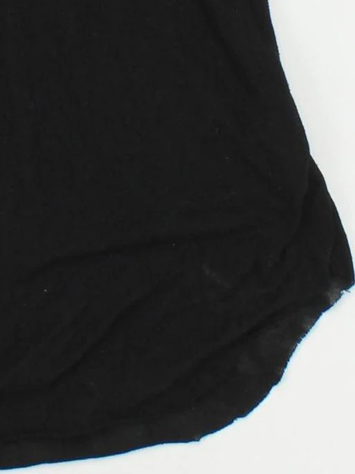 AllSaints Women's T-Shirt UK 8 Black Polyester with Cotton Basic - Image 4