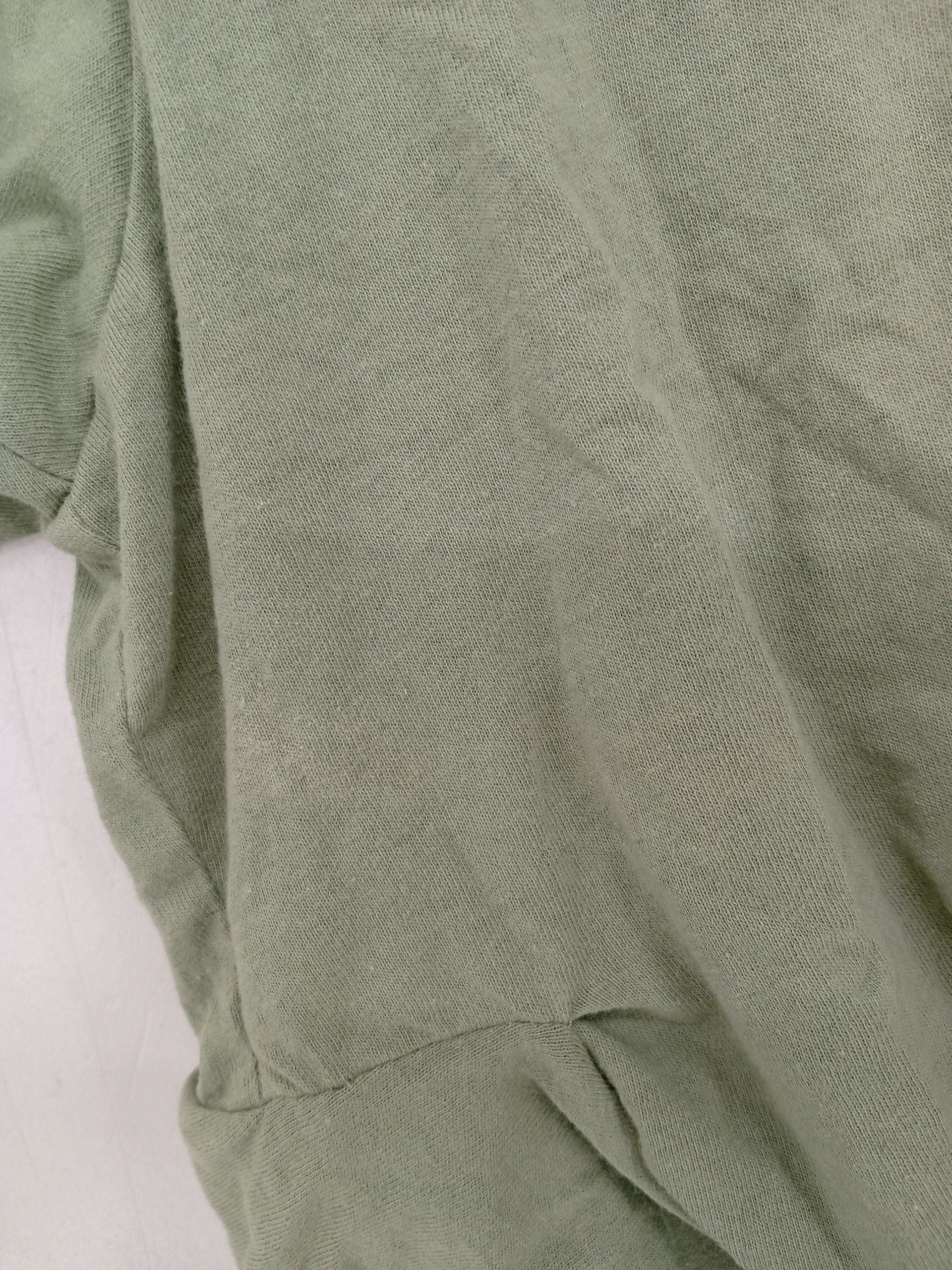 AllSaints Women's T-Shirt UK 8 Green 100% Cotton Short Sleeve Round Neck Basic - Image 5