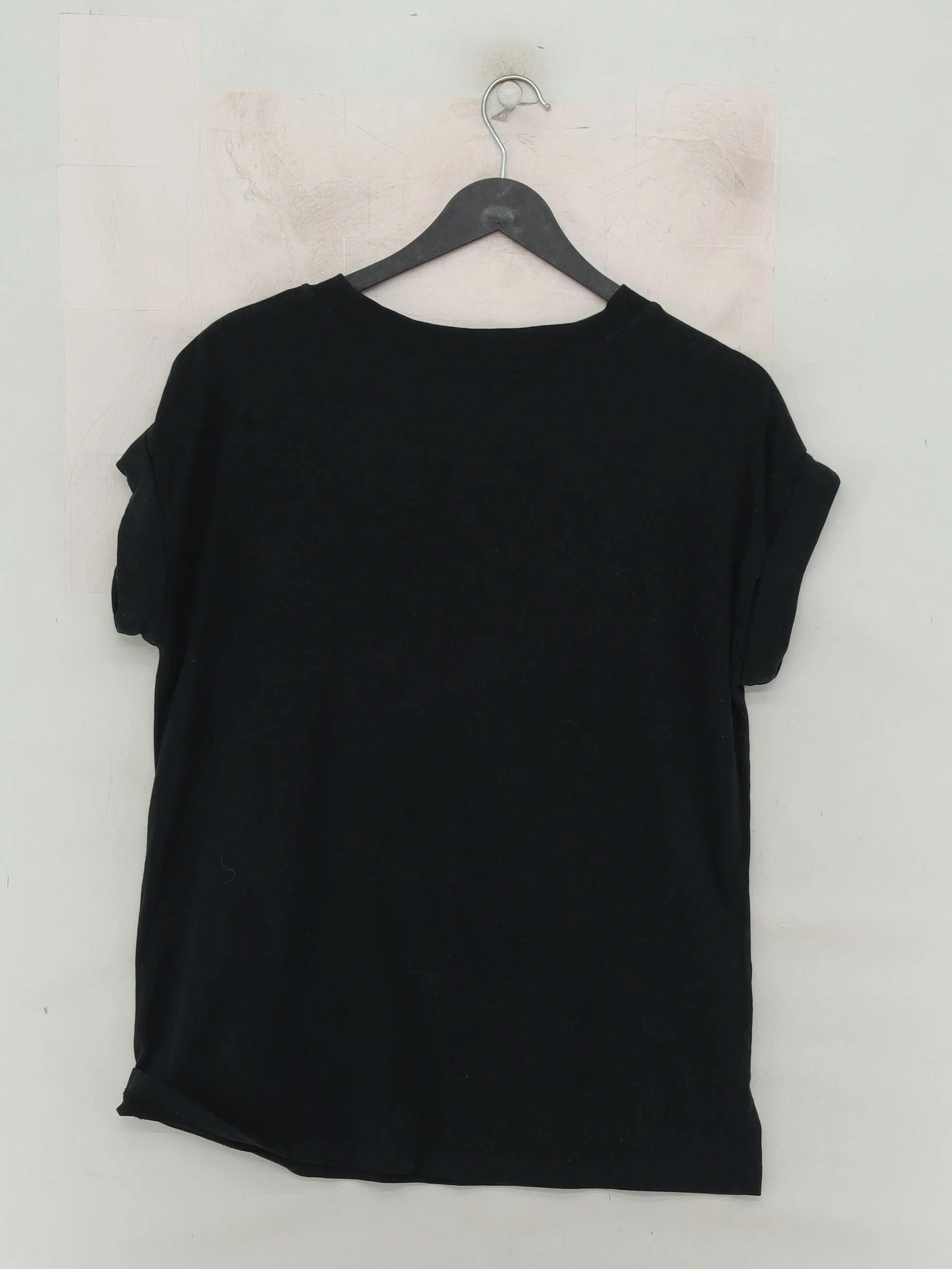 AllSaints Women's T-Shirt XS Black 100% Cotton Basic - Image 2