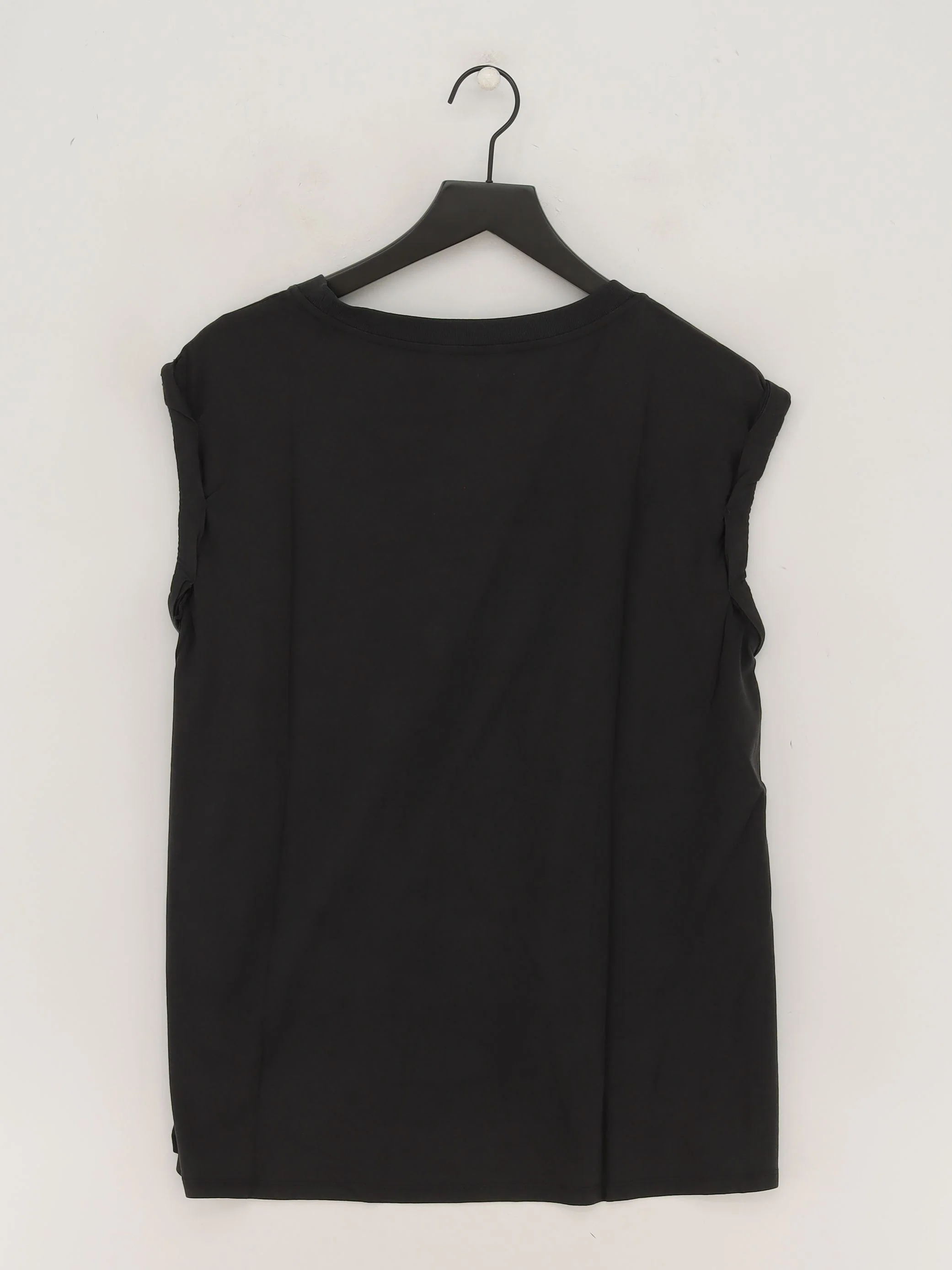 AllSaints Women's T-Shirt XS Black 100% Cotton Basic New with tags - Image 2