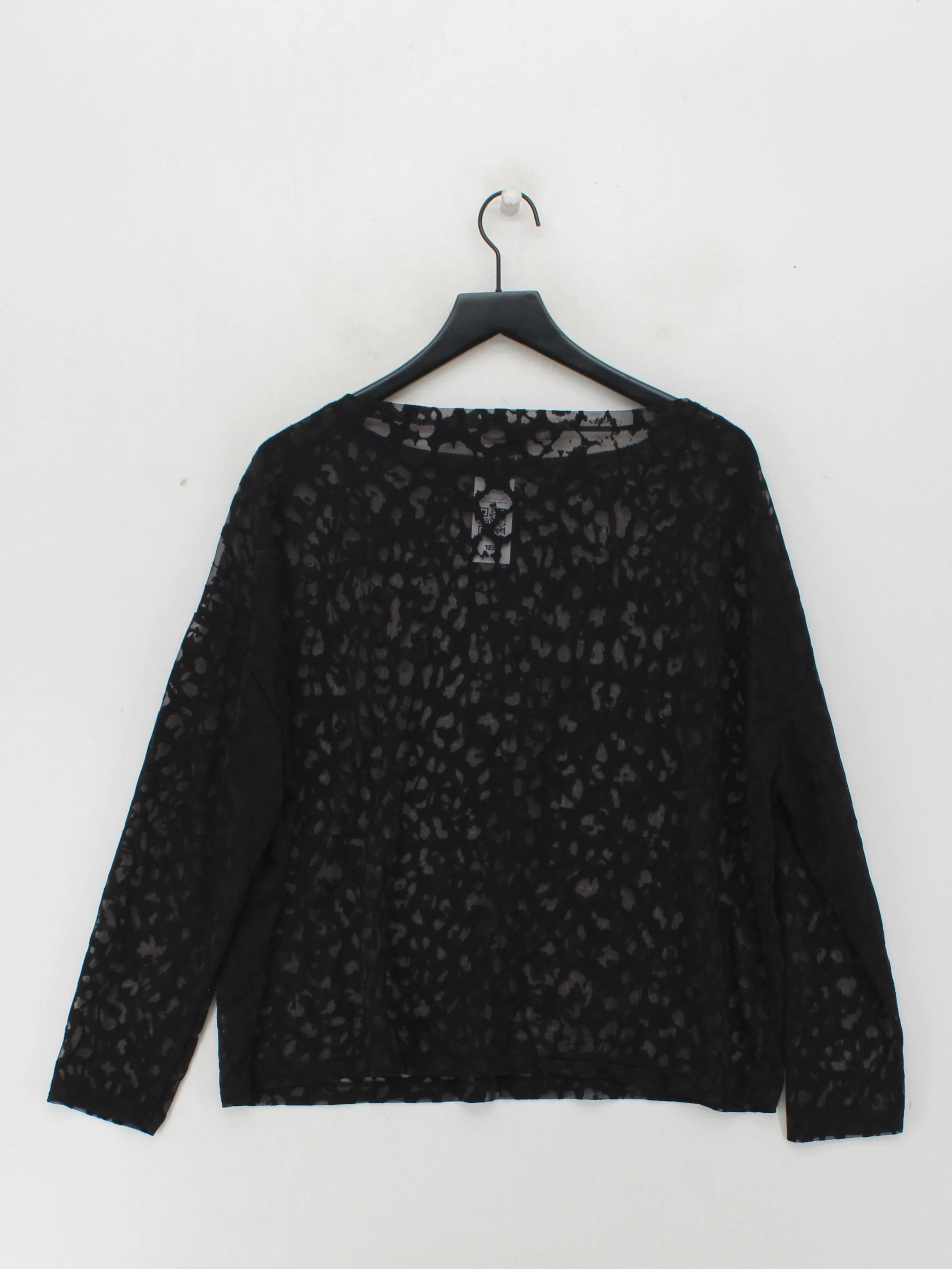 AllSaints Women's Top M Black 100% Other Basic - Image 2