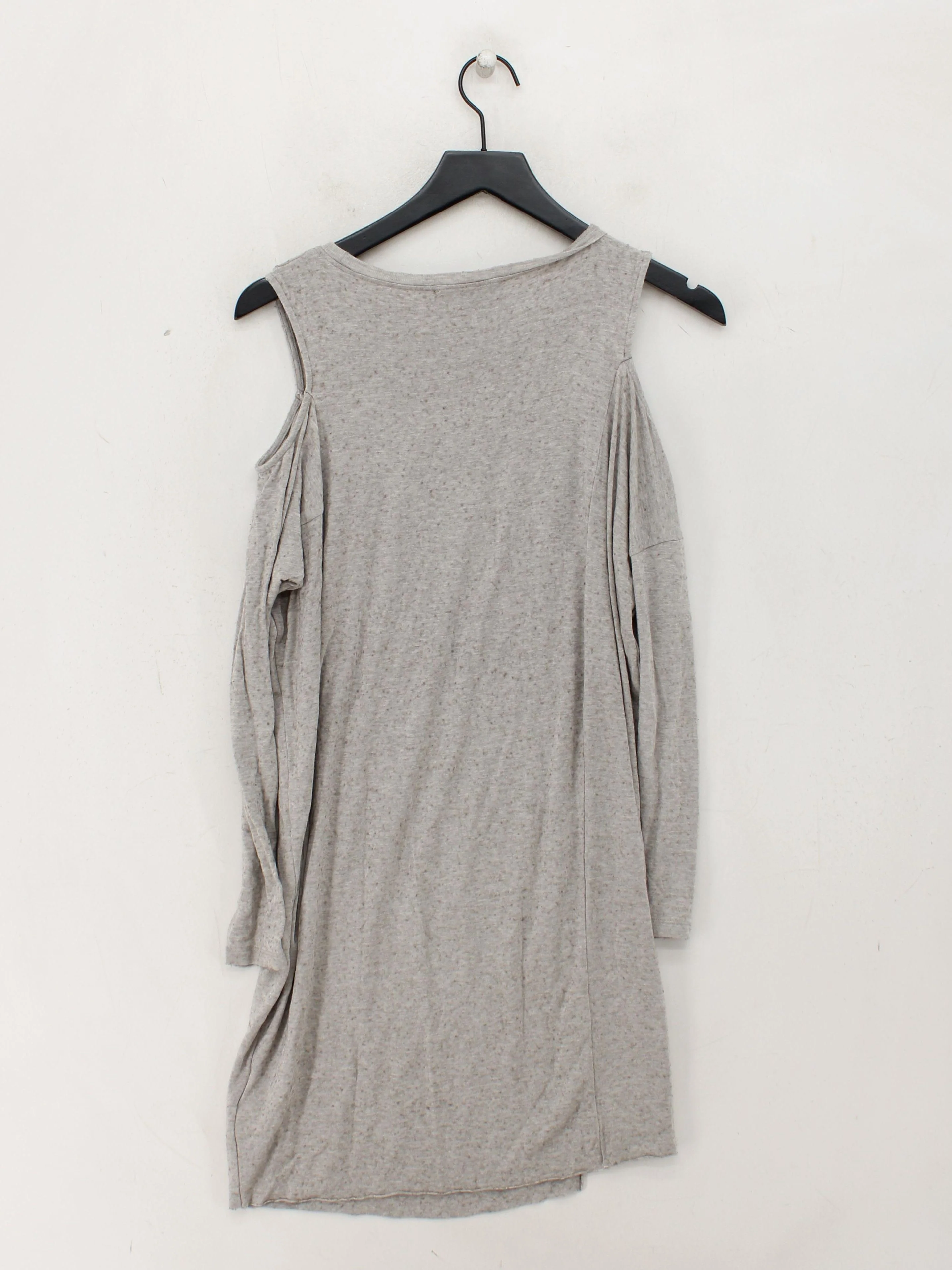AllSaints Women's Top S Grey Viscose with Polyamide, Elastane Basic - Image 2