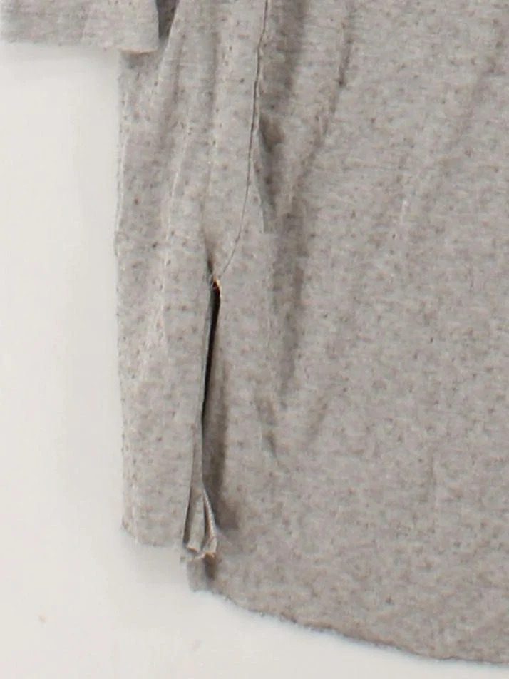 AllSaints Women's Top S Grey Viscose with Polyamide, Elastane Basic - Image 4