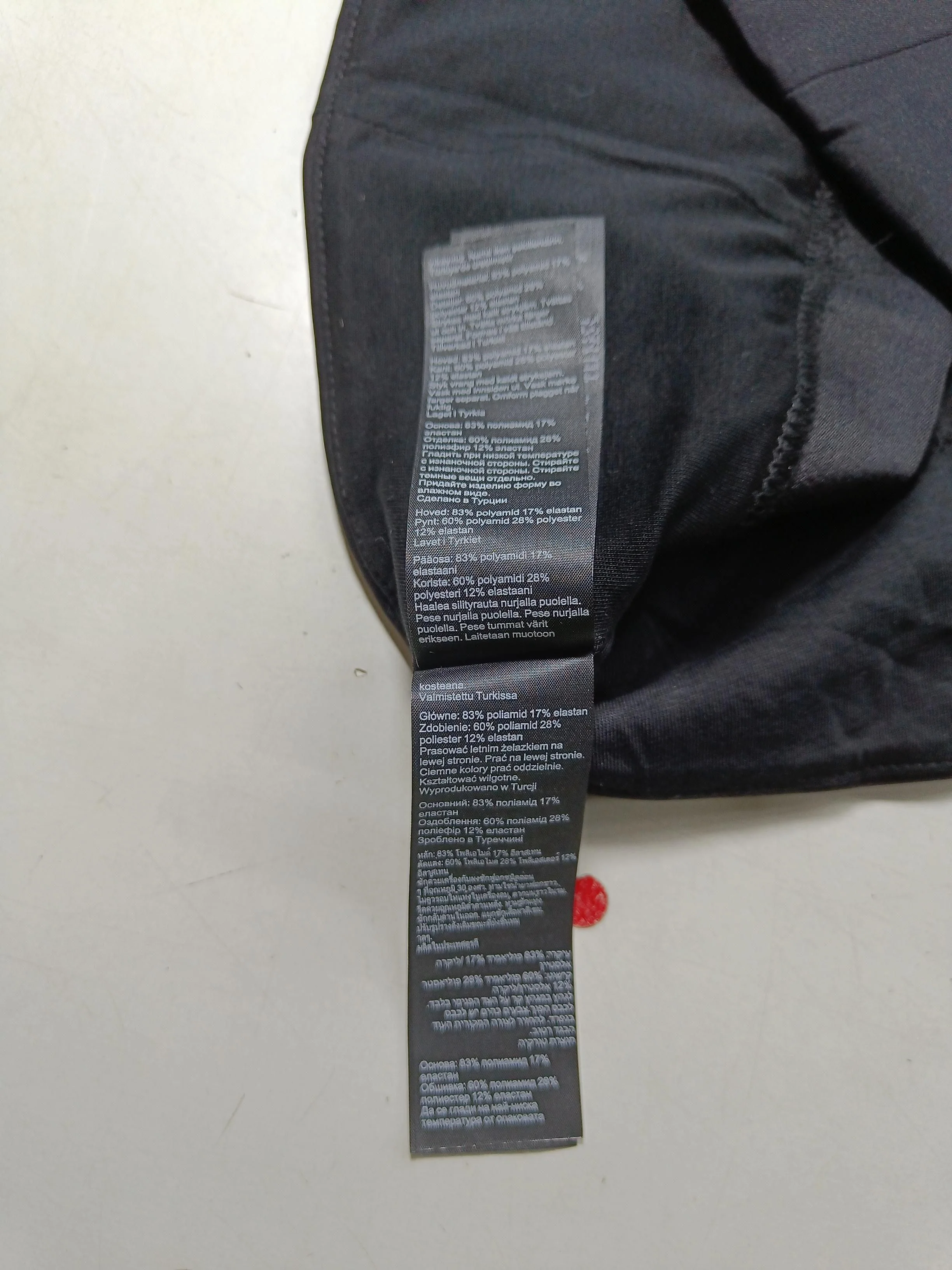 AllSaints Women's Top UK 6 Black Polyamide with Elastane Cropped New with tags - Image 6