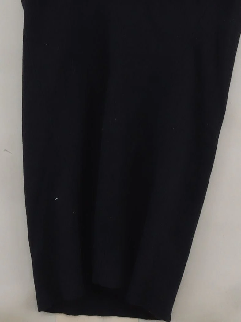 AllSaints Women's Top XS Black 100% Cotton Short Sleeve Round Neck Tunic - Image 4
